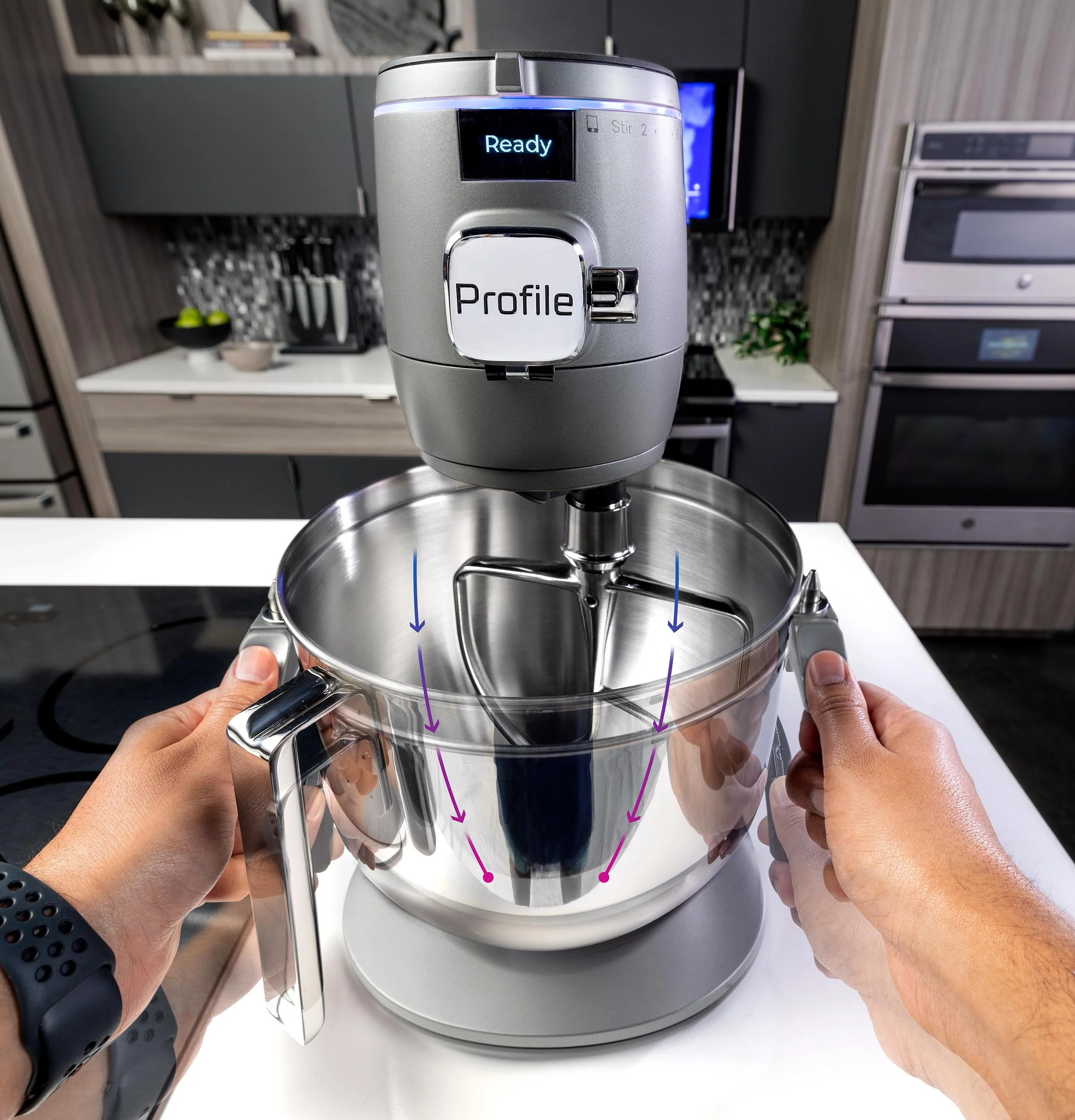 P8MSASS6TGW GE Profile™ Smart Mixer with Auto Sense - Image 10