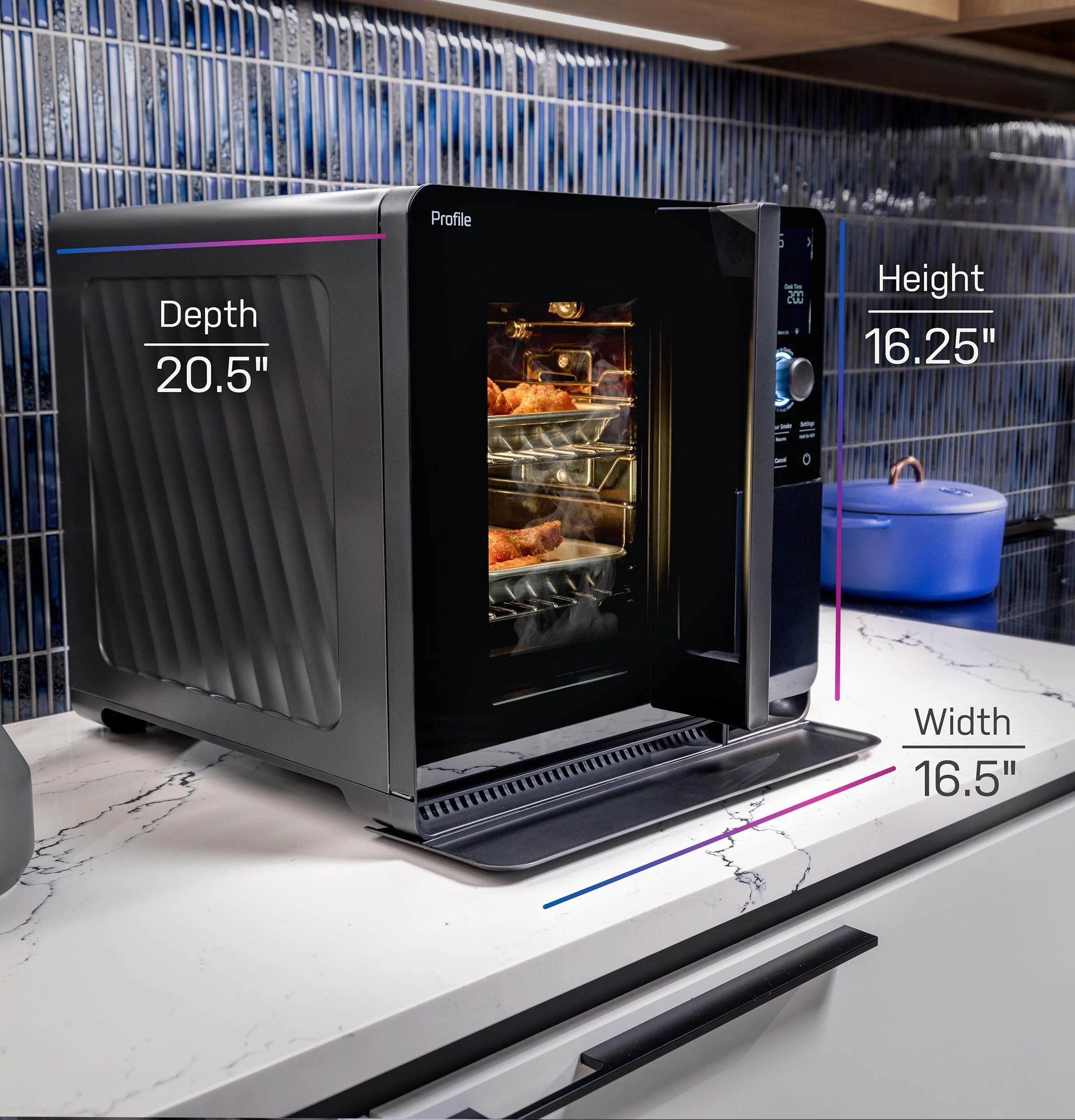 P9SBAAS6VBB GE Profile™ Smart Indoor Pellet Smoker - Image 22
