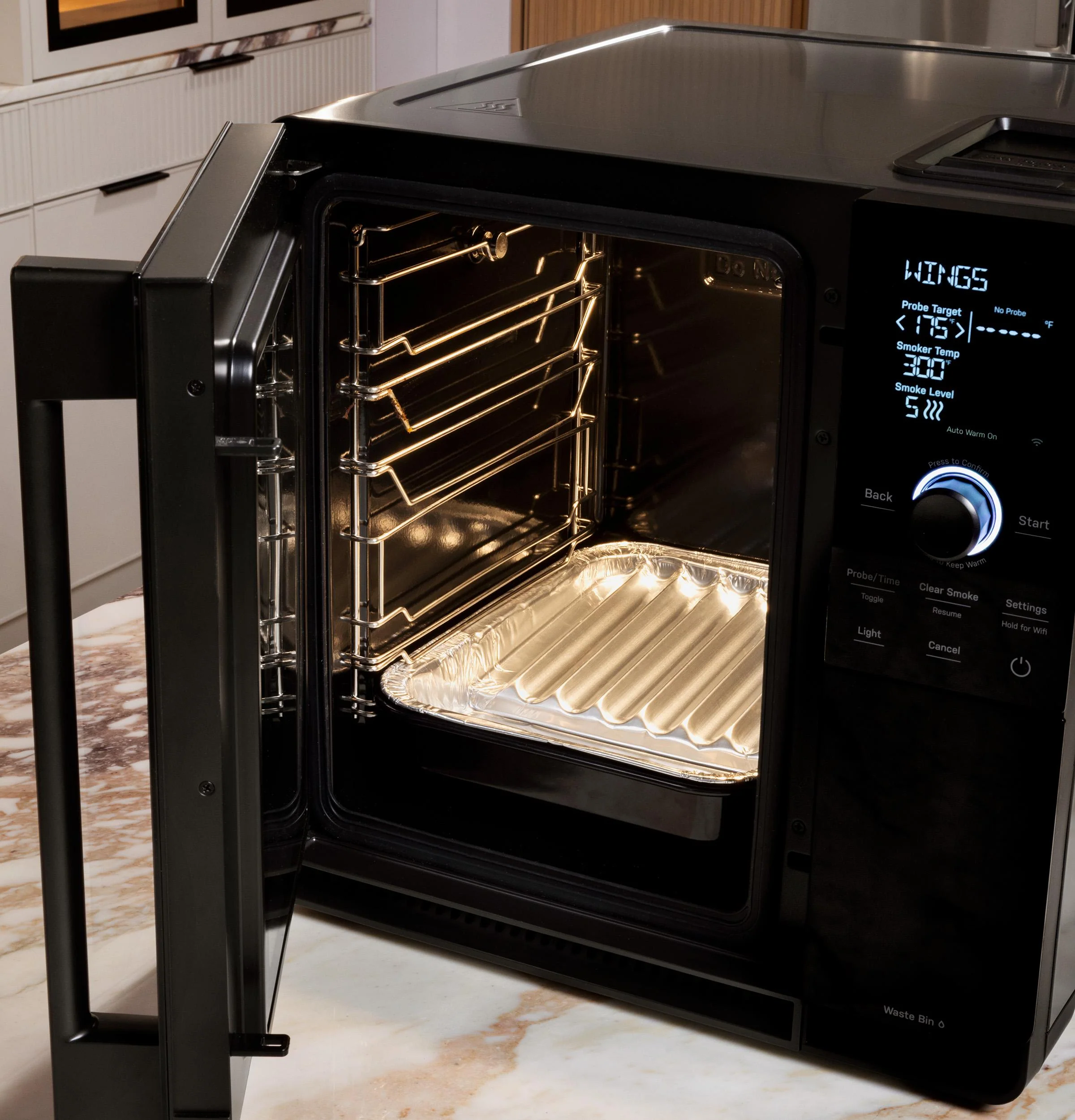 P9SBKFS1W1U GE Profile™ Indoor Smoker Drip Tray Liners - Image 2