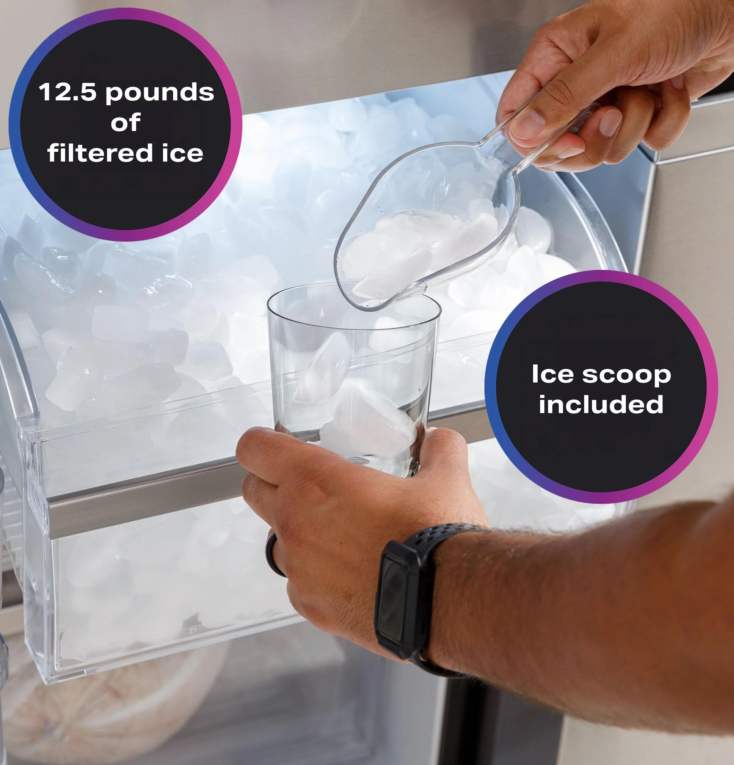 PAE28BYTFS GE Profile™ ENERGY STAR® 28.3 Cu. Ft. Quad-Door Refrigerator with Dual-Dispense AutoFill Pitcher - Image 10