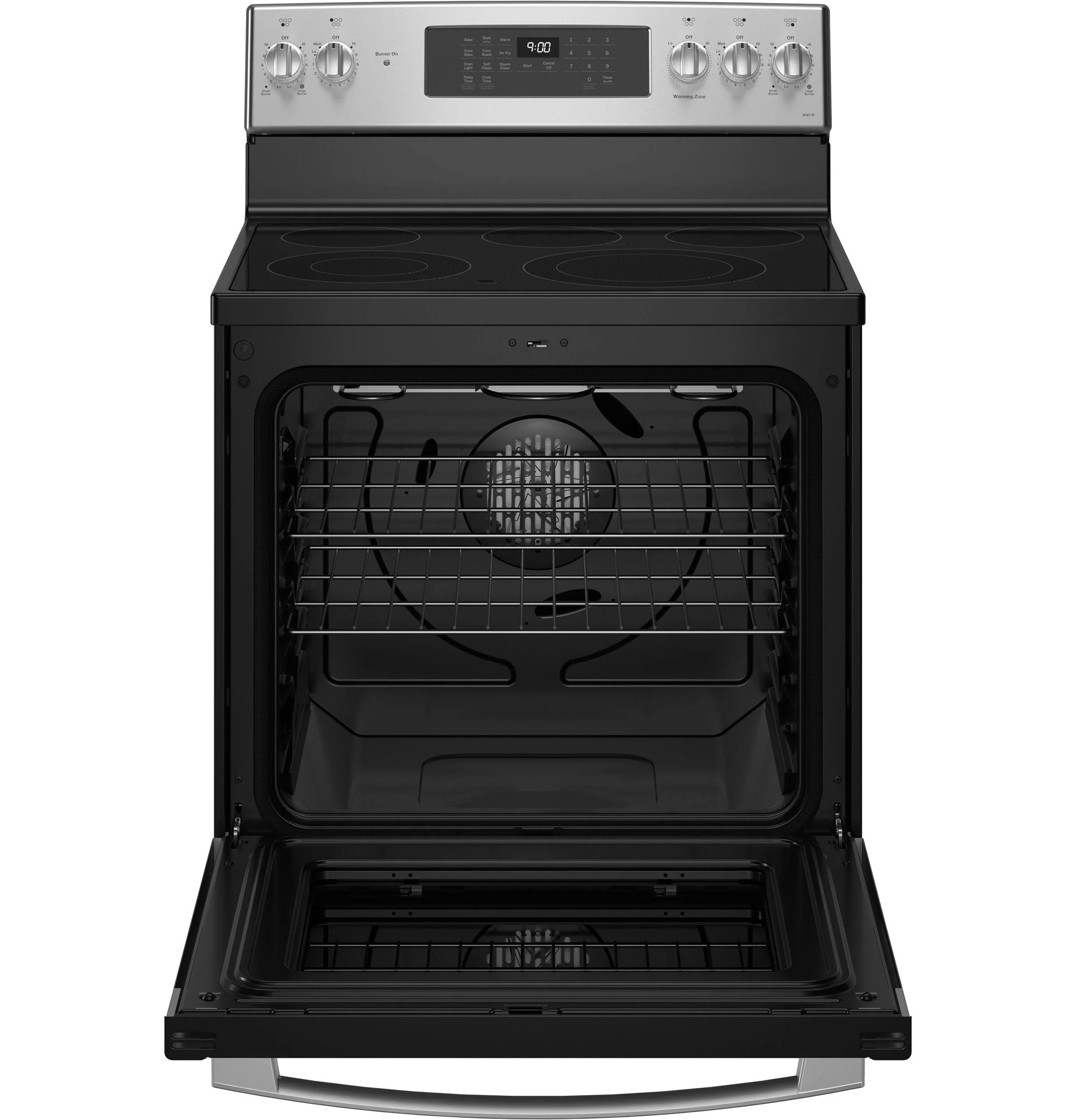 PB900YVFS GE Profile™ ENERGY STAR® 30" Smart Free-Standing Electric Convection Fingerprint Resistant Range with No Preheat Air Fry - Image 4