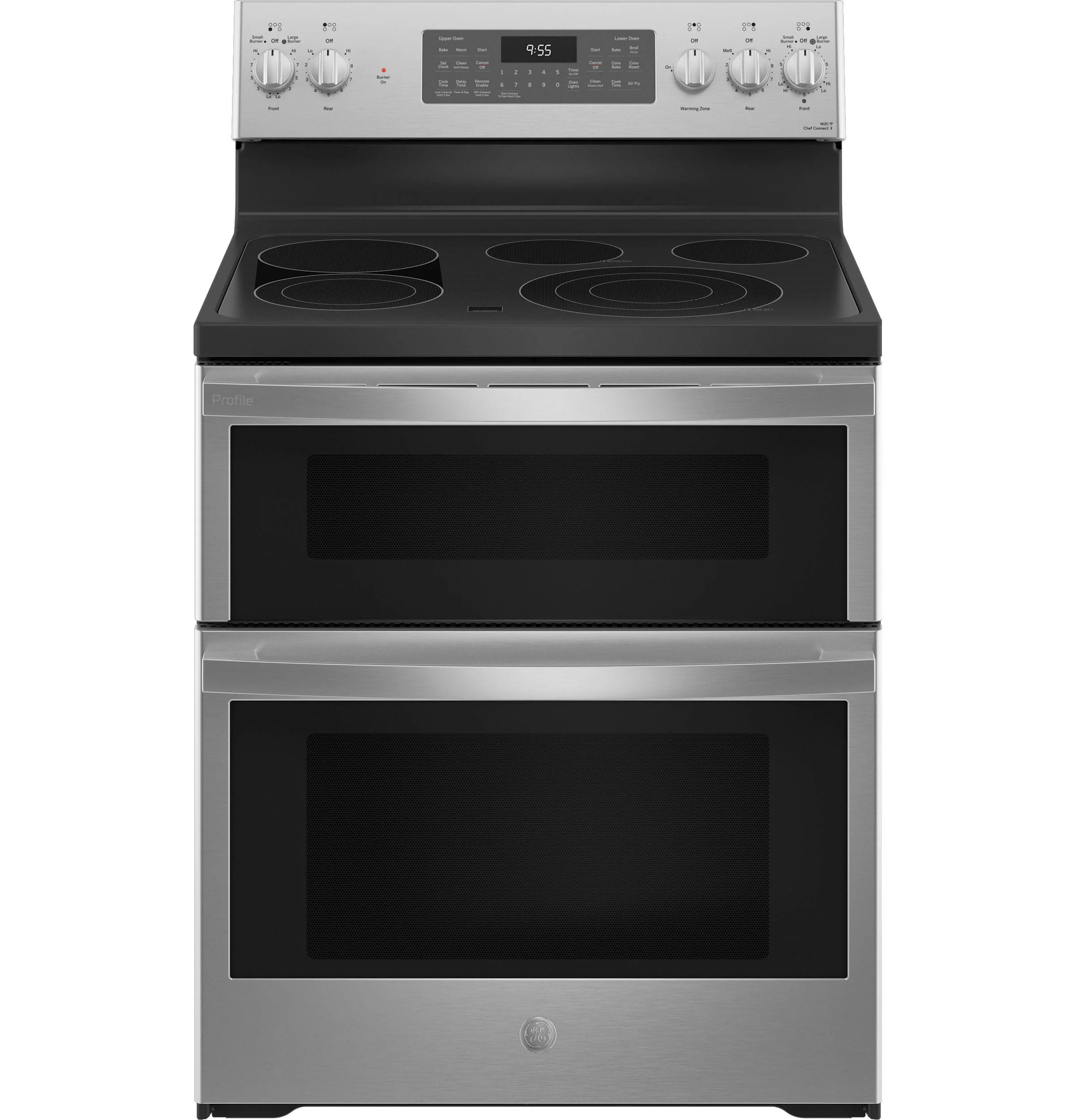 PB965YPFS GE Profile™ 30" Smart Free-Standing Electric Double Oven Convection Range with No Preheat Air Fry - Image 10