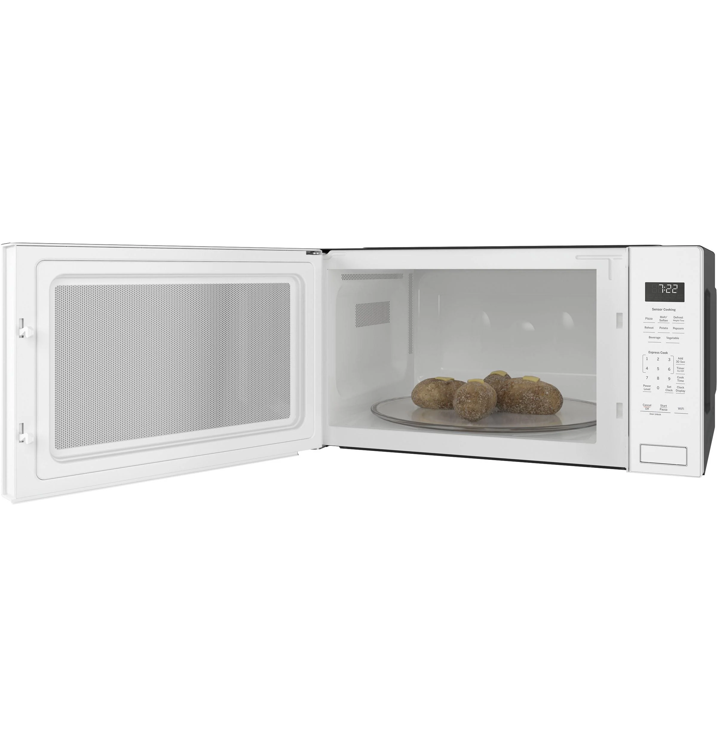 PCWK22U1WWW GE Profile™ 2.2 Cu. Ft. Built-In Sensor Microwave Oven - Image 4