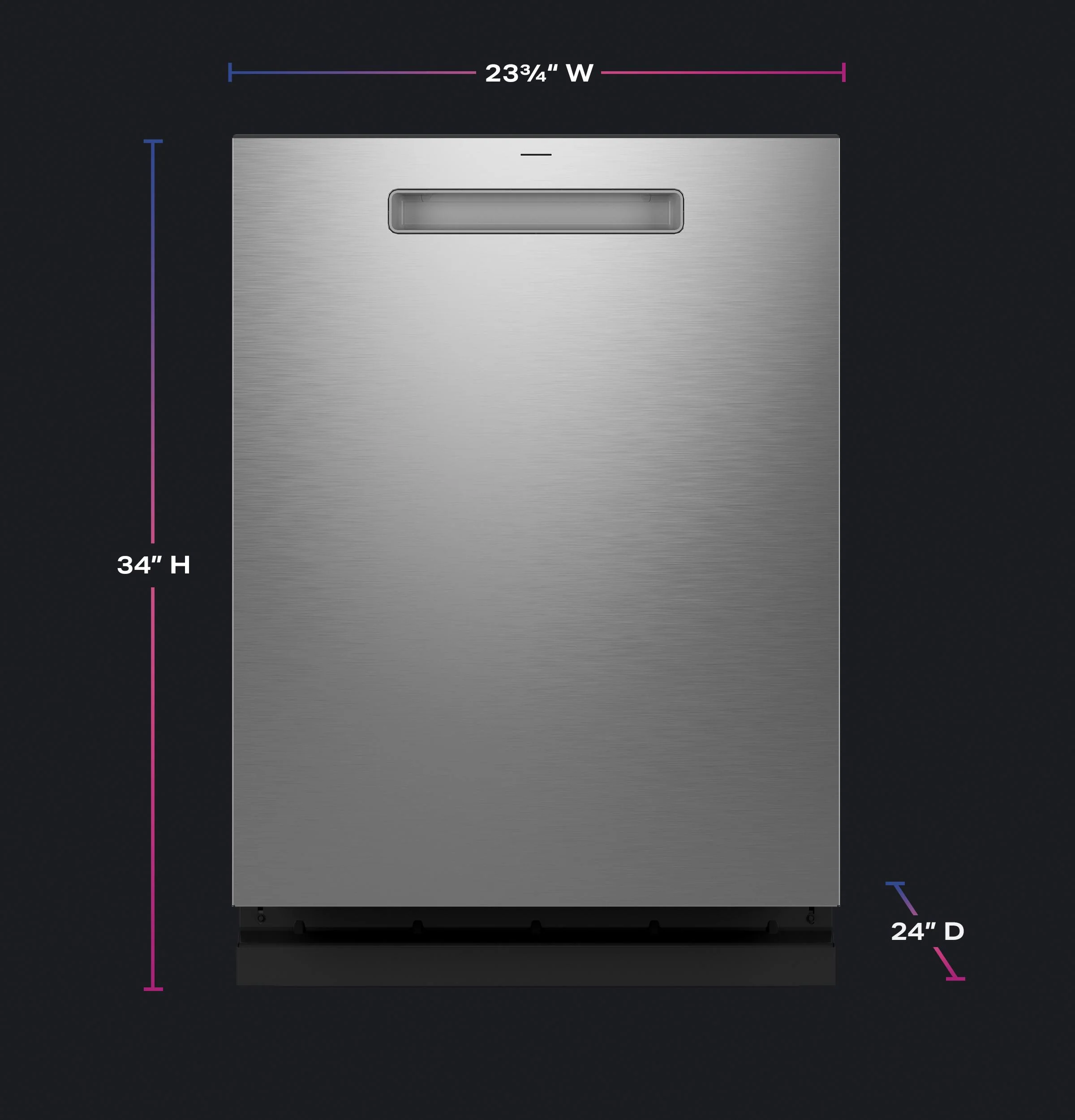 PDP715SYVFS GE Profile™ ENERGY STAR® Fingerprint Resistant Top Control Stainless Interior Dishwasher with Microban™ Antimicrobial Technology - Image 27