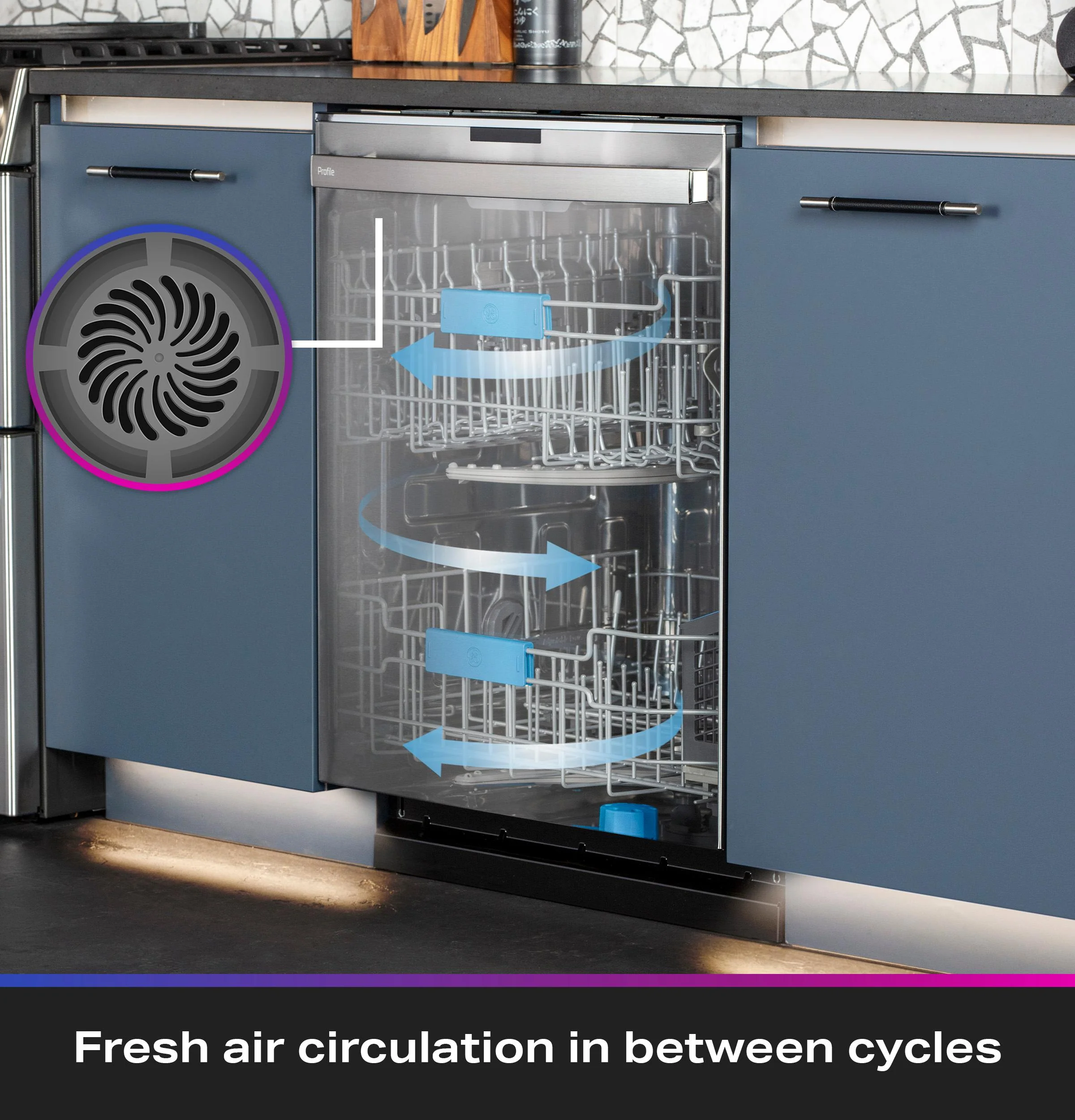 GE Profile™ ENERGY STAR® UltraFresh System Dishwasher with Stainless Steel Interior - Image 19