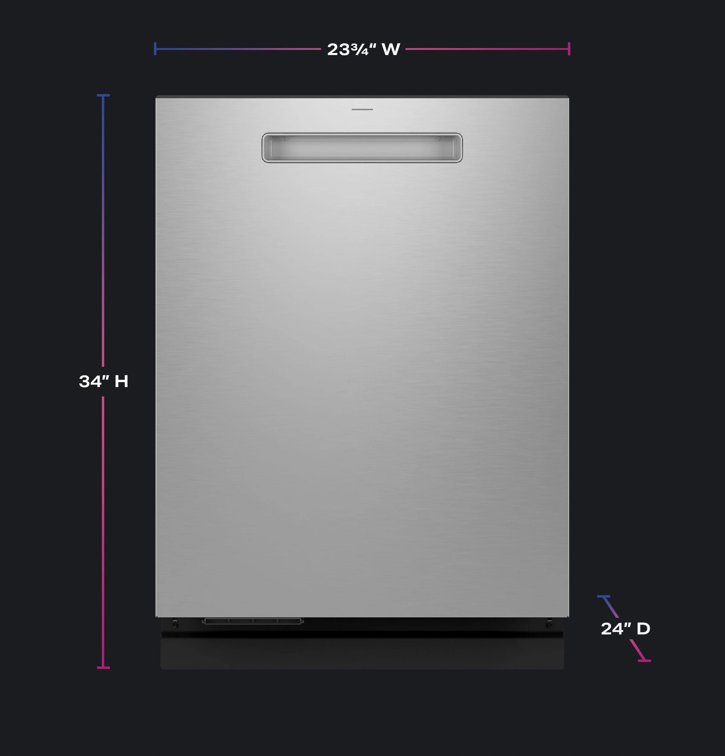 PDP795SYVFS GE Profile™ ENERGY STAR Smart UltraFresh System Dishwasher with Microban™ Antimicrobial Technology with Deep Clean Washing 3rd Rack, 39 dBA - Image 25