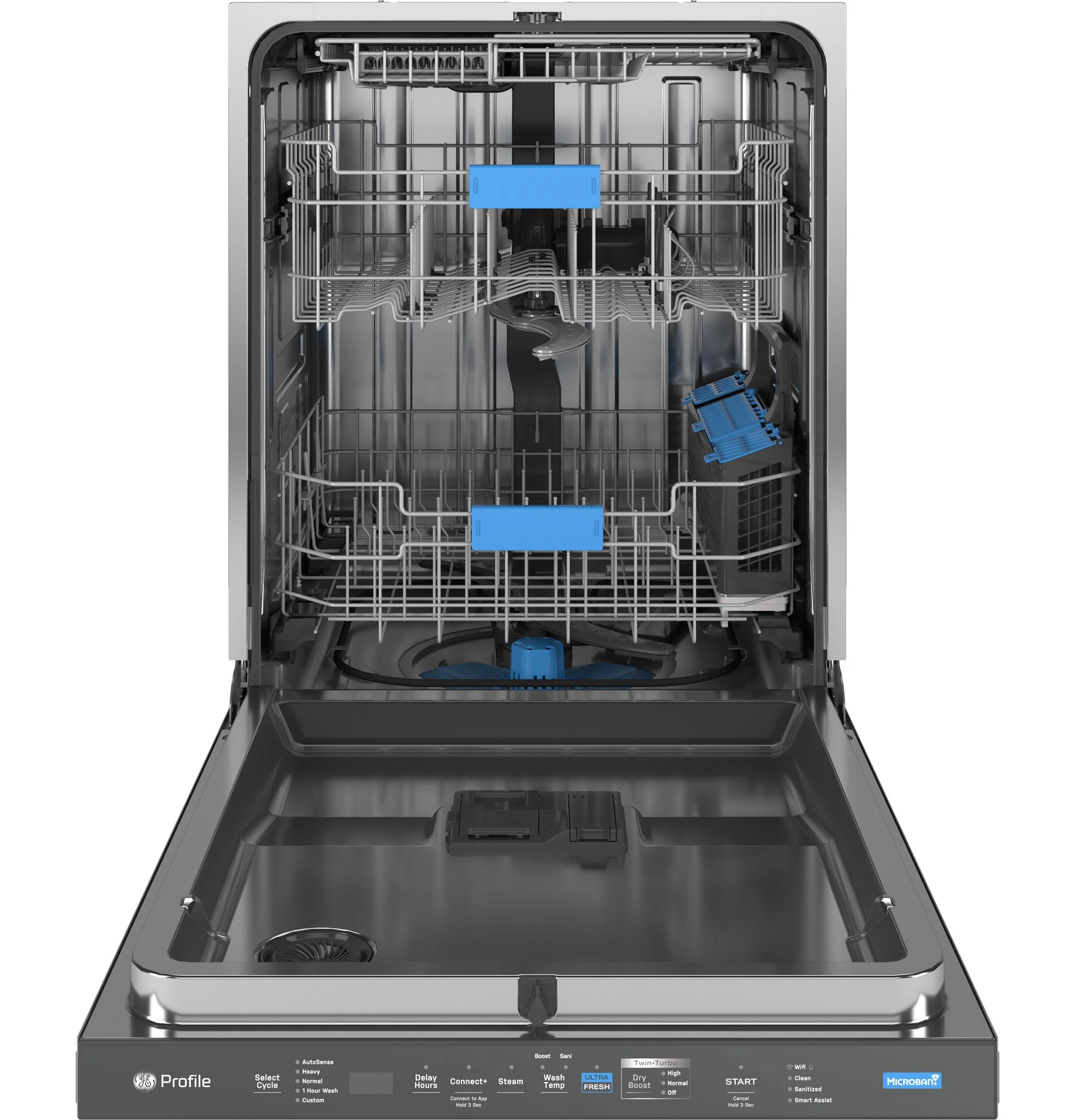 PDP795SYVFS GE Profile™ ENERGY STAR Smart UltraFresh System Dishwasher with Microban™ Antimicrobial Technology with Deep Clean Washing 3rd Rack, 39 dBA - Image 3