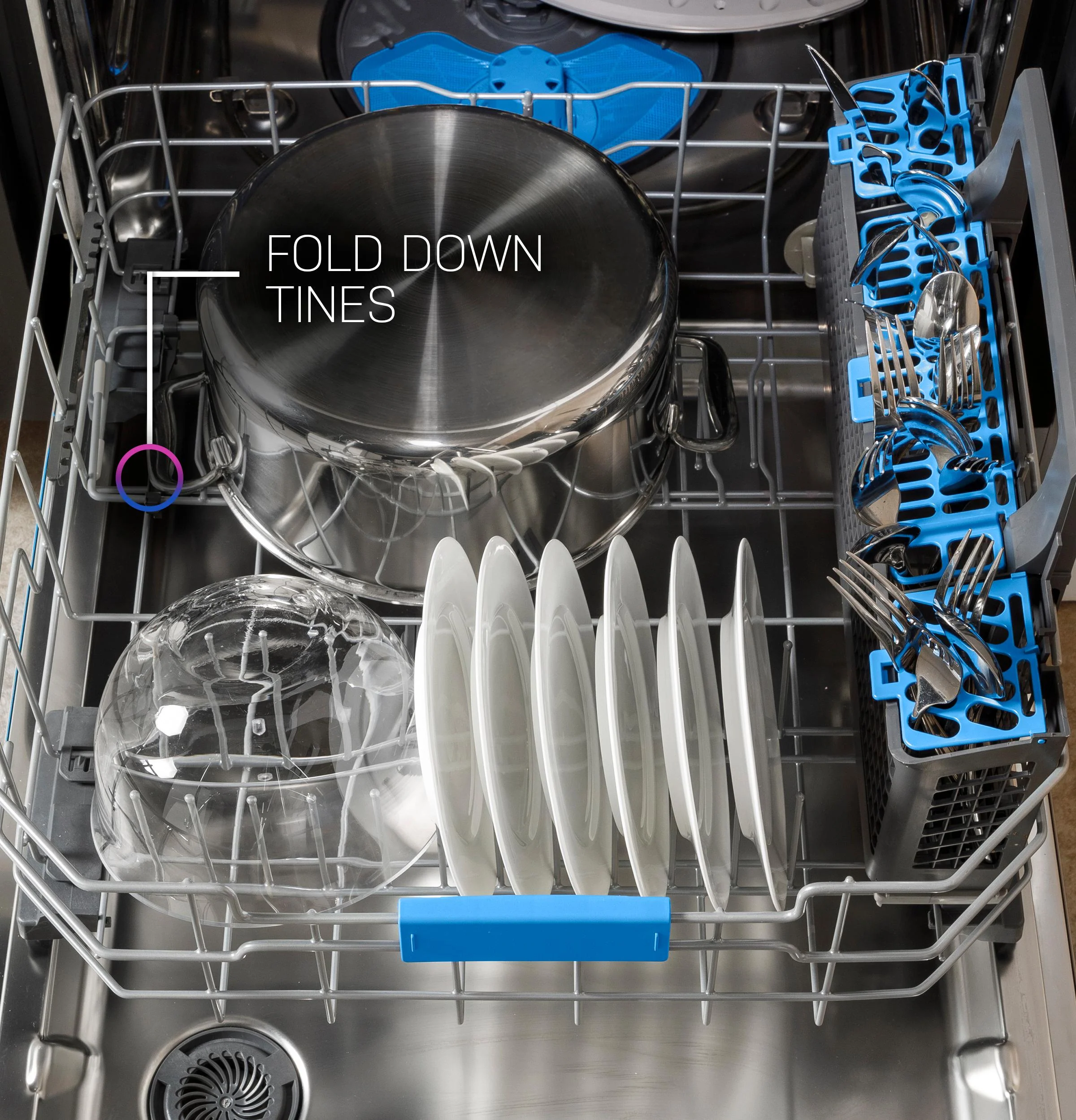 PDP795SYVFS GE Profile™ ENERGY STAR Smart UltraFresh System Dishwasher with Microban™ Antimicrobial Technology with Deep Clean Washing 3rd Rack, 39 dBA - Image 33