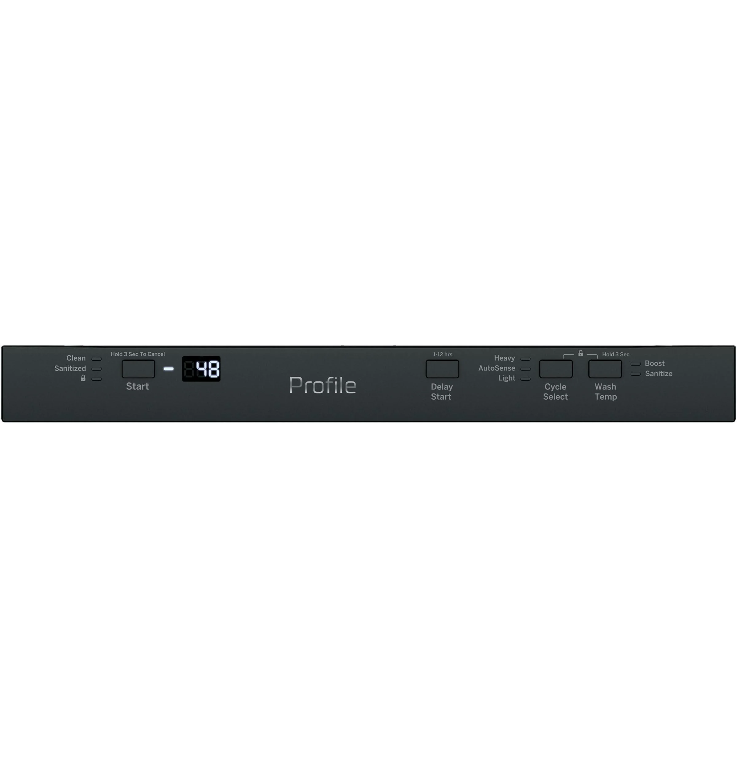 PDT145SGLBB GE Profile™ ENERGY STAR® 18" ADA Compliant Stainless Steel Interior Dishwasher with Sanitize Cycle - Image 3