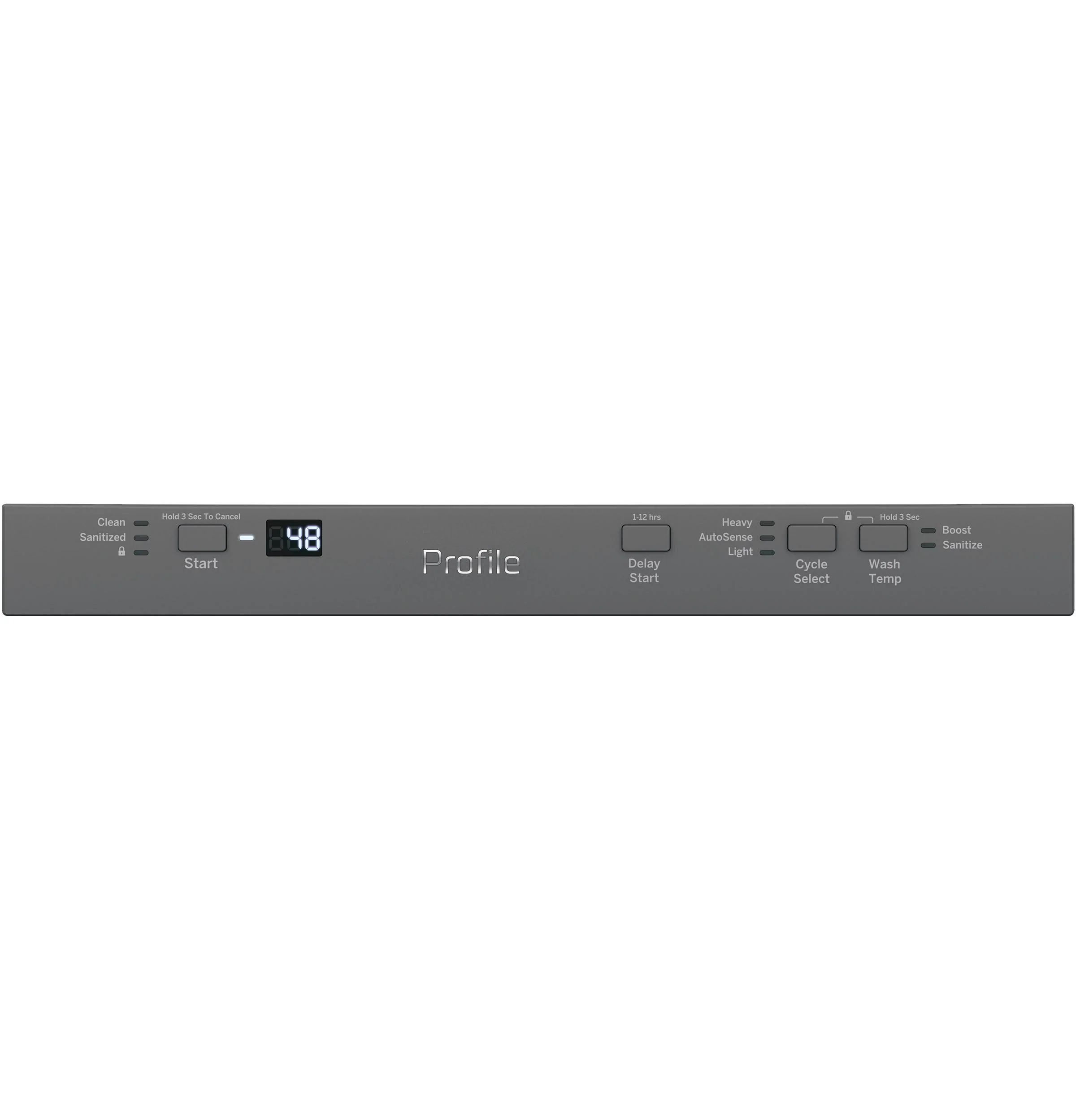 PDT145SSLSS GE Profile™ ENERGY STAR® 18" ADA Compliant Stainless Steel Interior Dishwasher with Sanitize Cycle - Image 11