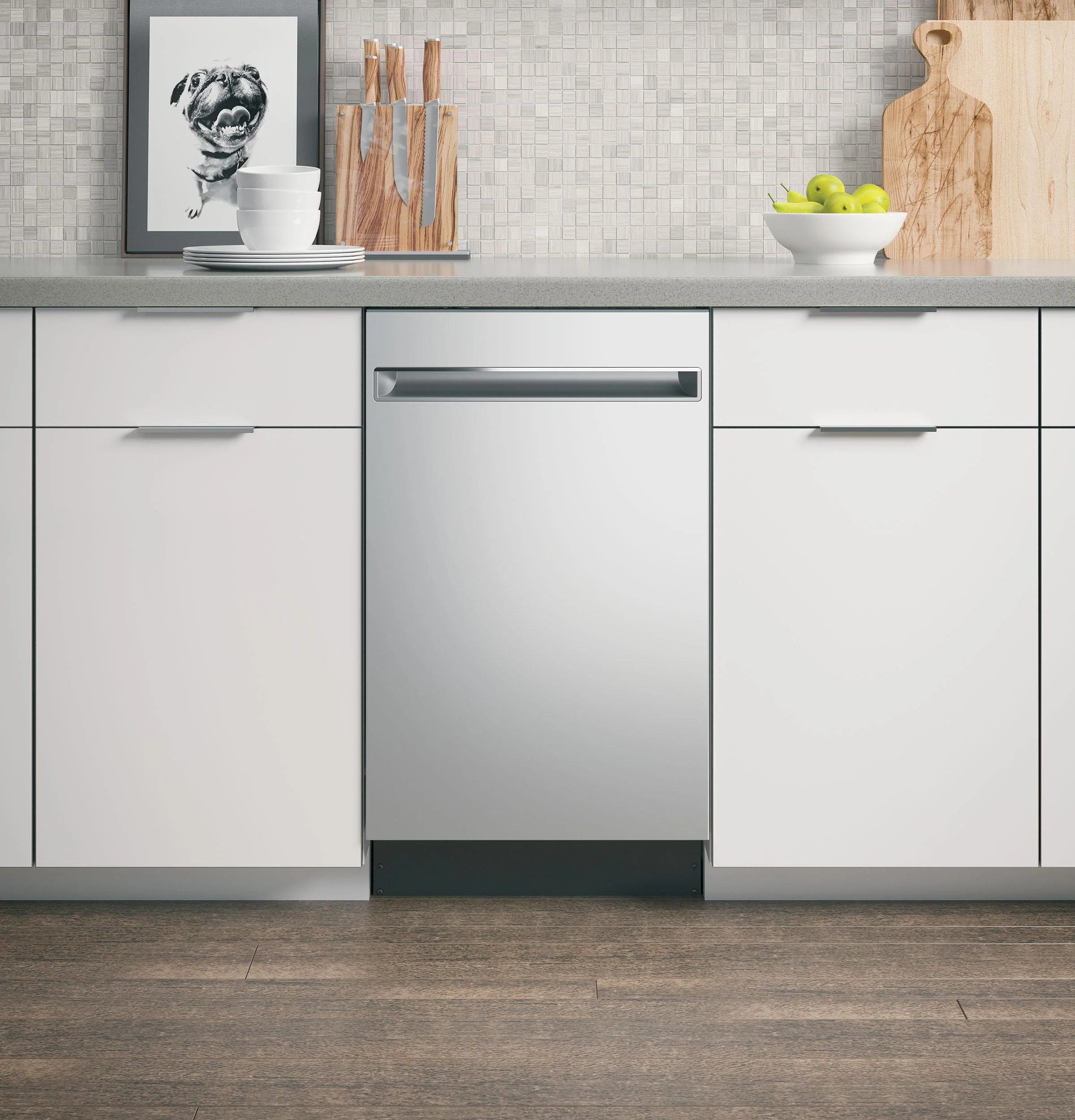 PDT145SSLSS GE Profile™ ENERGY STAR® 18" ADA Compliant Stainless Steel Interior Dishwasher with Sanitize Cycle - Image 12
