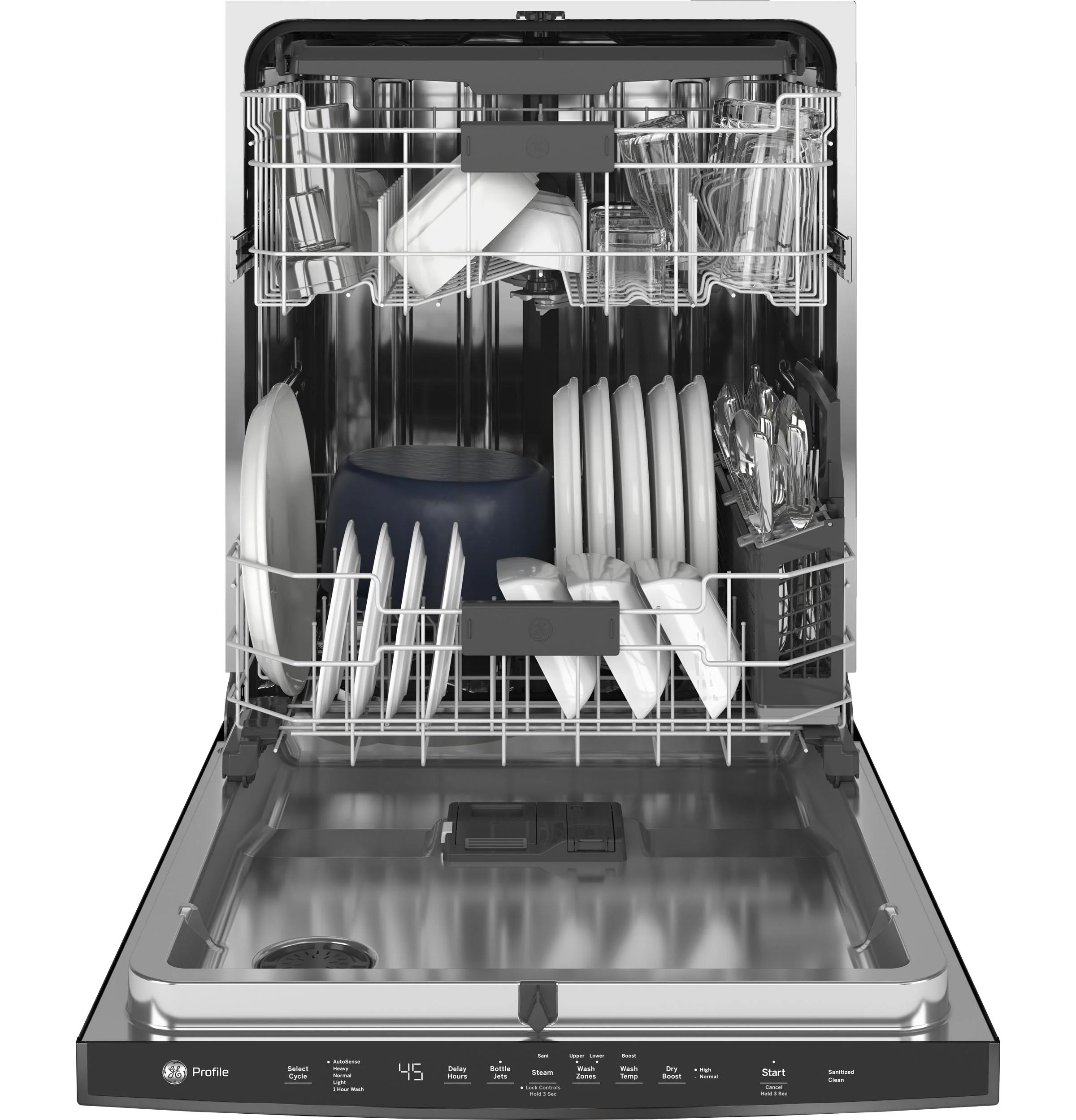 GE Profile™ ENERGY STAR® Top Control with Stainless Steel Interior Dishwasher with Sanitize Cycle & Dry Boost with Fan Assist - Image 6
