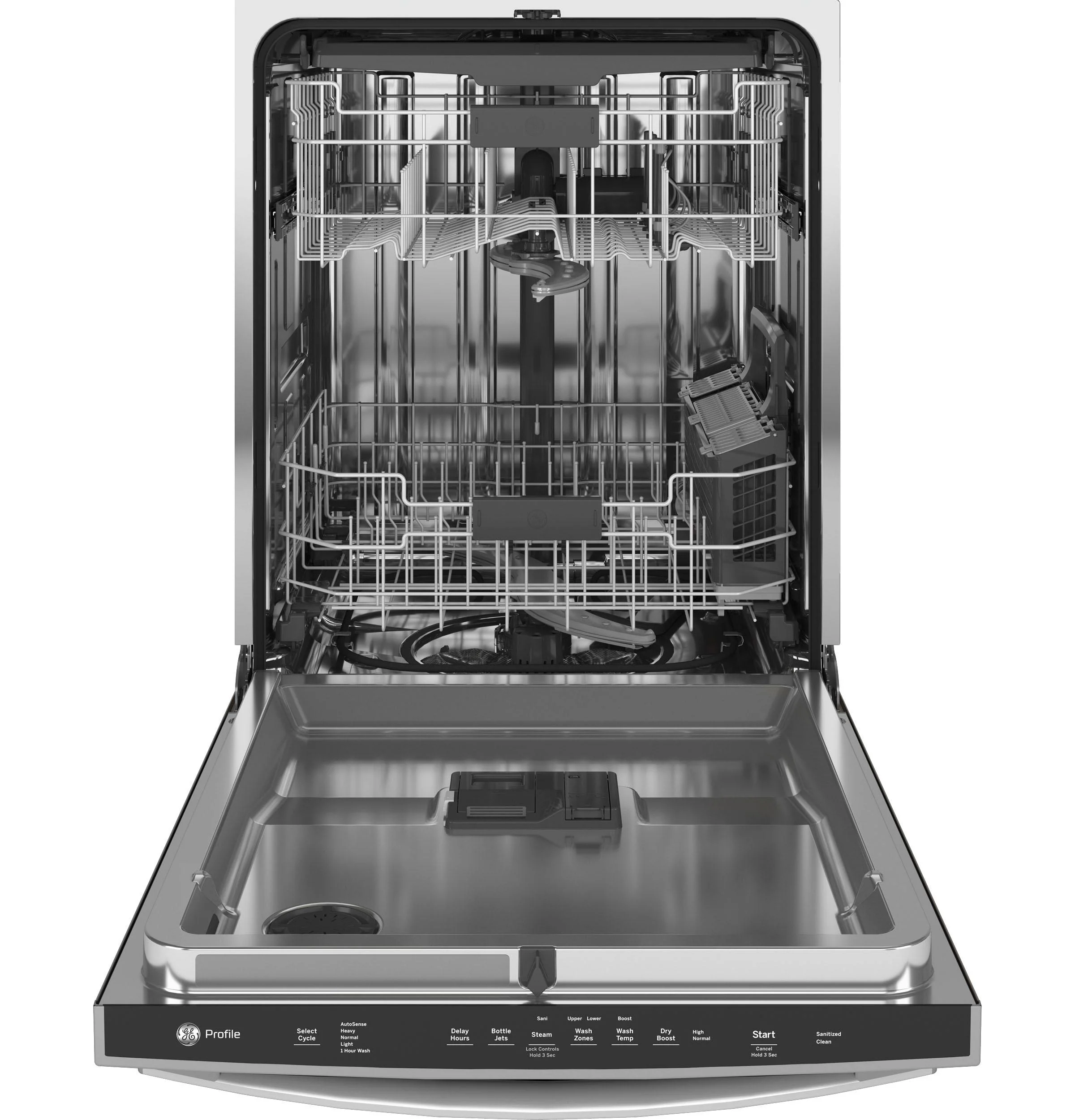 GE Profile™ Fingerprint Resistant Top Control with Stainless Steel Interior Dishwasher with Sanitize Cycle & Dry Boost with Fan Assist - Image 5