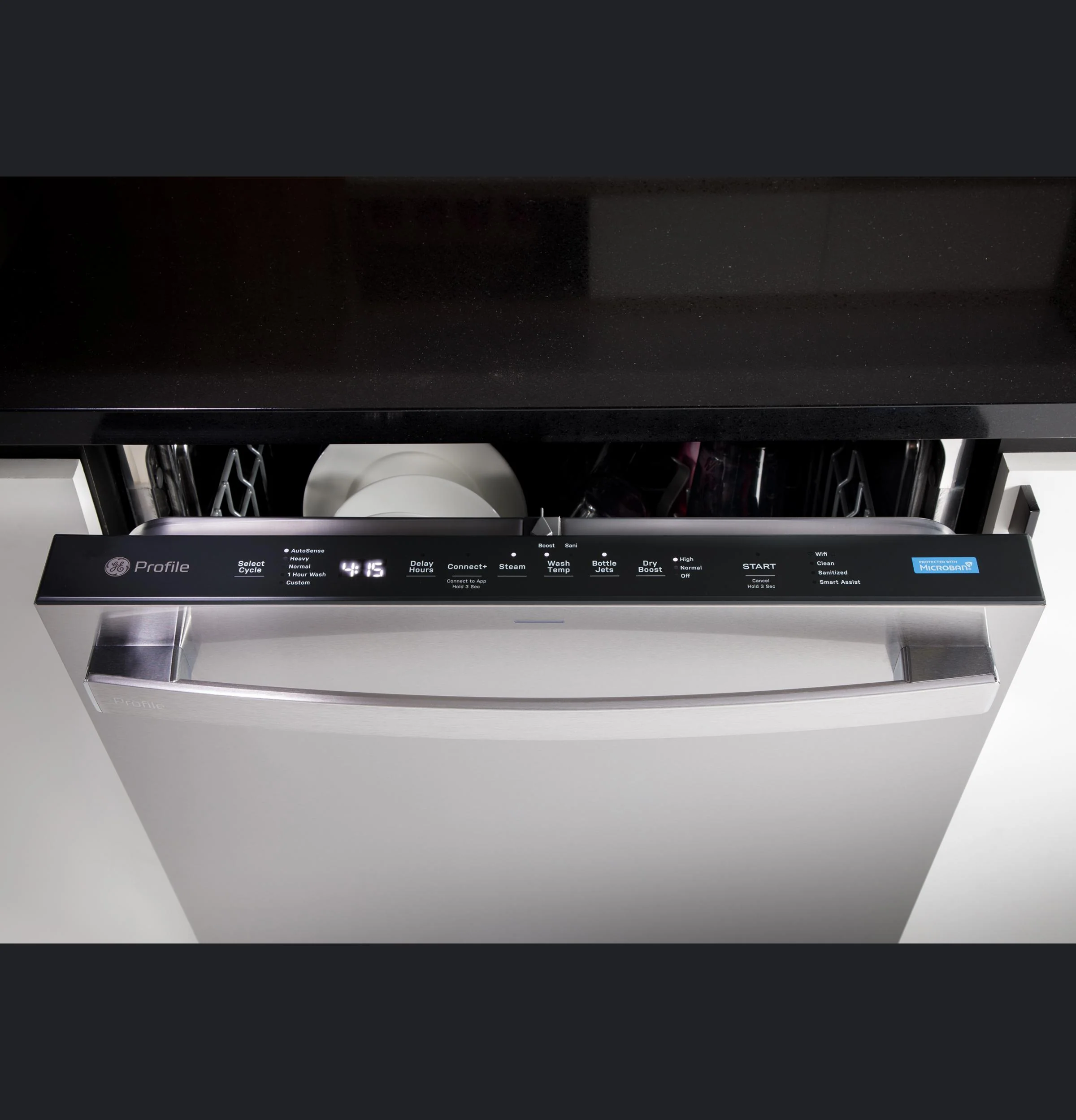 PDT715SYVFS GE Profile™ ENERGY STAR® Fingerprint Resistant Top Control Stainless Interior Dishwasher with Microban™ Antimicrobial Technology - Image 26