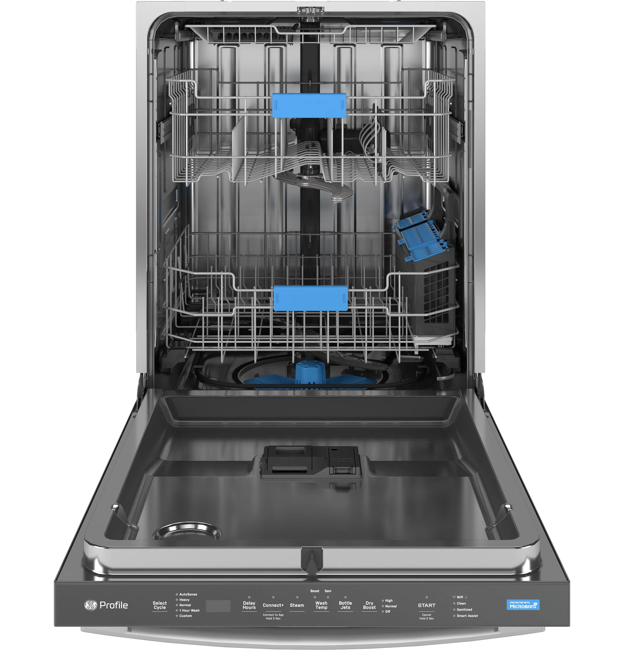 PDT715SYVFS GE Profile™ ENERGY STAR® Fingerprint Resistant Top Control Stainless Interior Dishwasher with Microban™ Antimicrobial Technology - Image 3