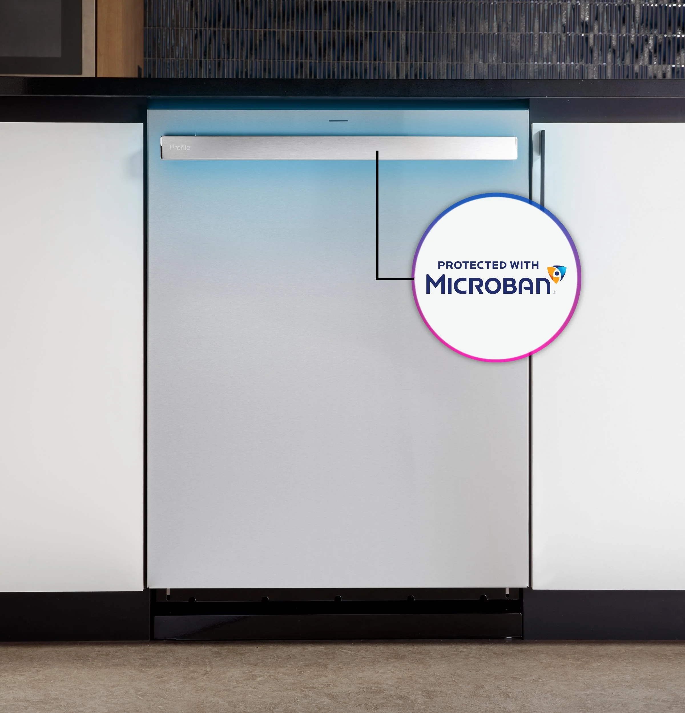 PDT755SBVTS GE Profile™ ENERGY STAR Smart UltraFresh System Dishwasher with Microban™ Antimicrobial Technology with Deep Clean Washing 3rd Rack, 42 dBA - Image 15