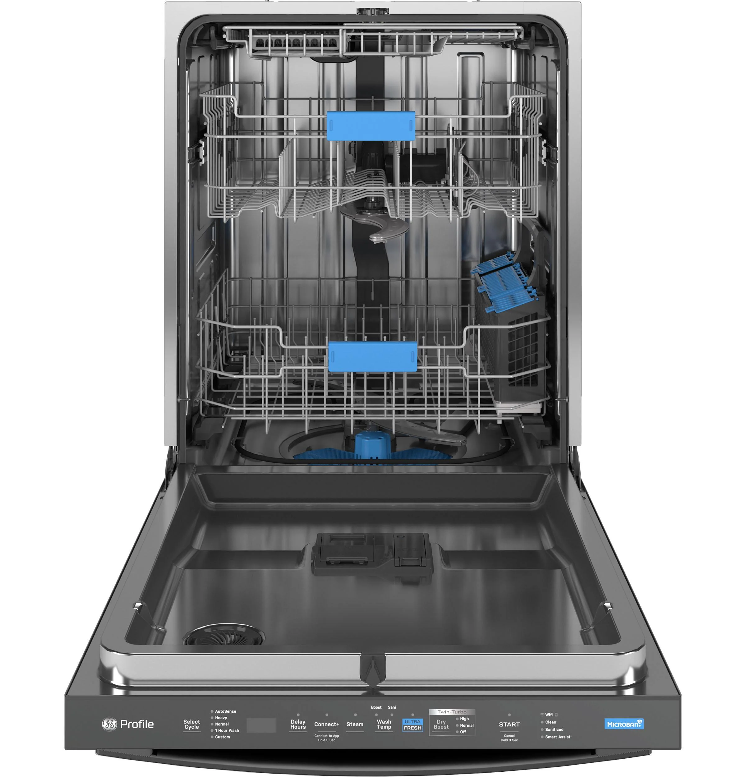 PDT755SBVTS GE Profile™ ENERGY STAR Smart UltraFresh System Dishwasher with Microban™ Antimicrobial Technology with Deep Clean Washing 3rd Rack, 42 dBA - Image 2