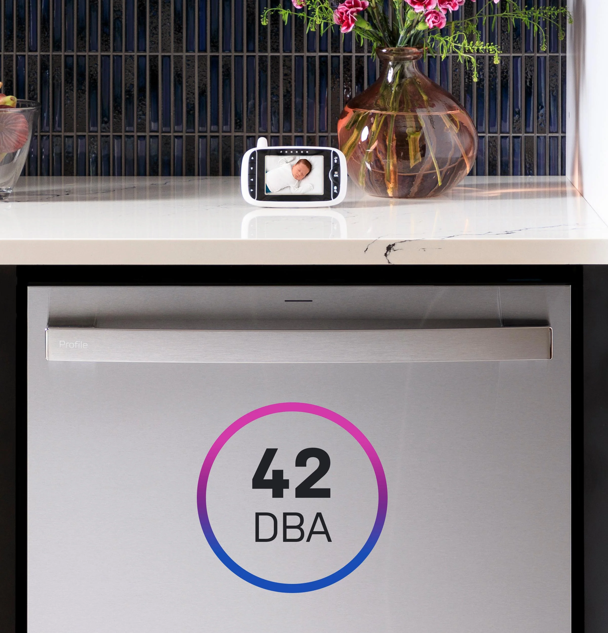 PDT755SBVTS GE Profile™ ENERGY STAR Smart UltraFresh System Dishwasher with Microban™ Antimicrobial Technology with Deep Clean Washing 3rd Rack, 42 dBA - Image 25
