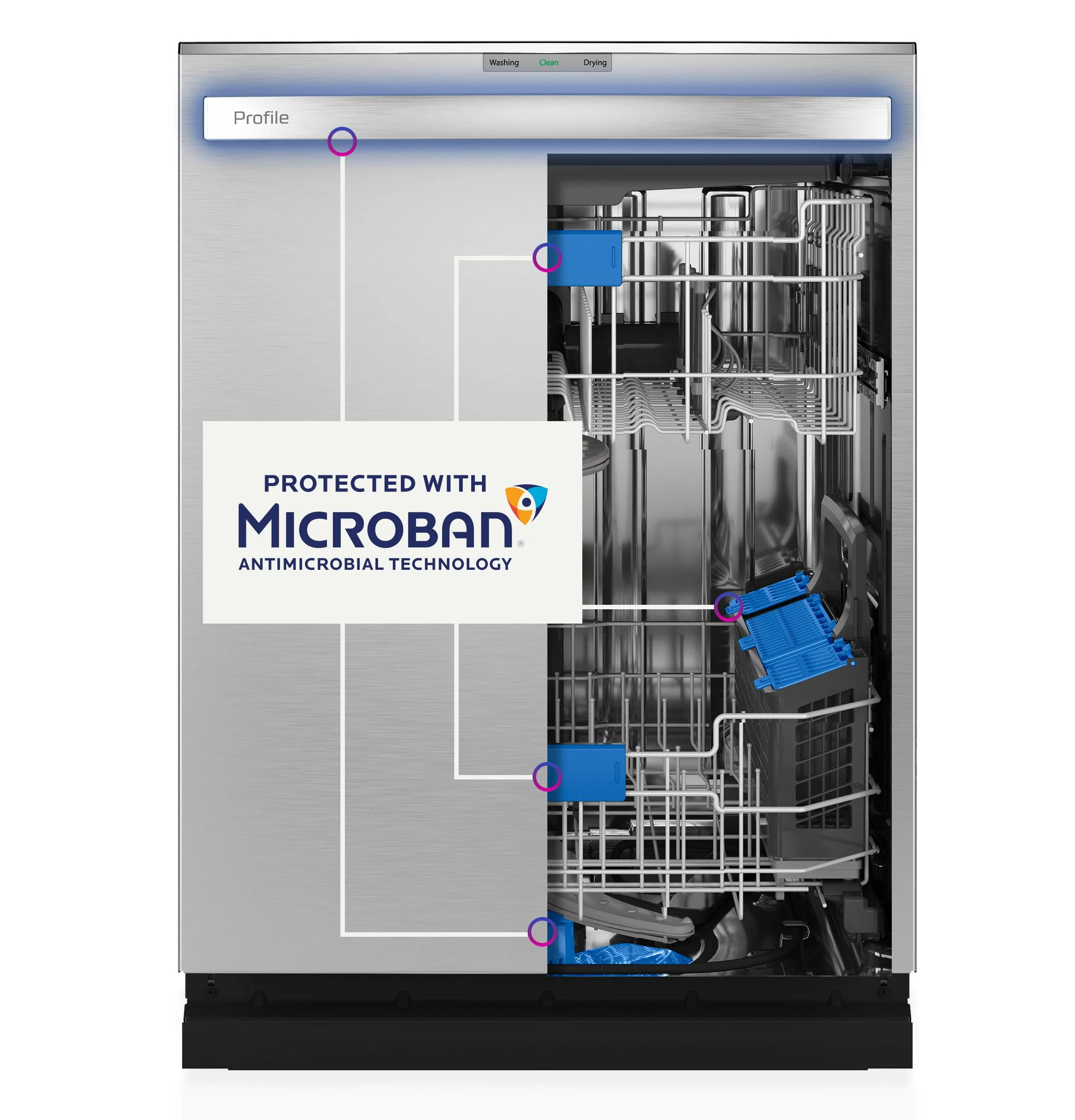GE Profile™ ENERGY STAR® UltraFresh System Dishwasher with Stainless Steel Interior - Image 40