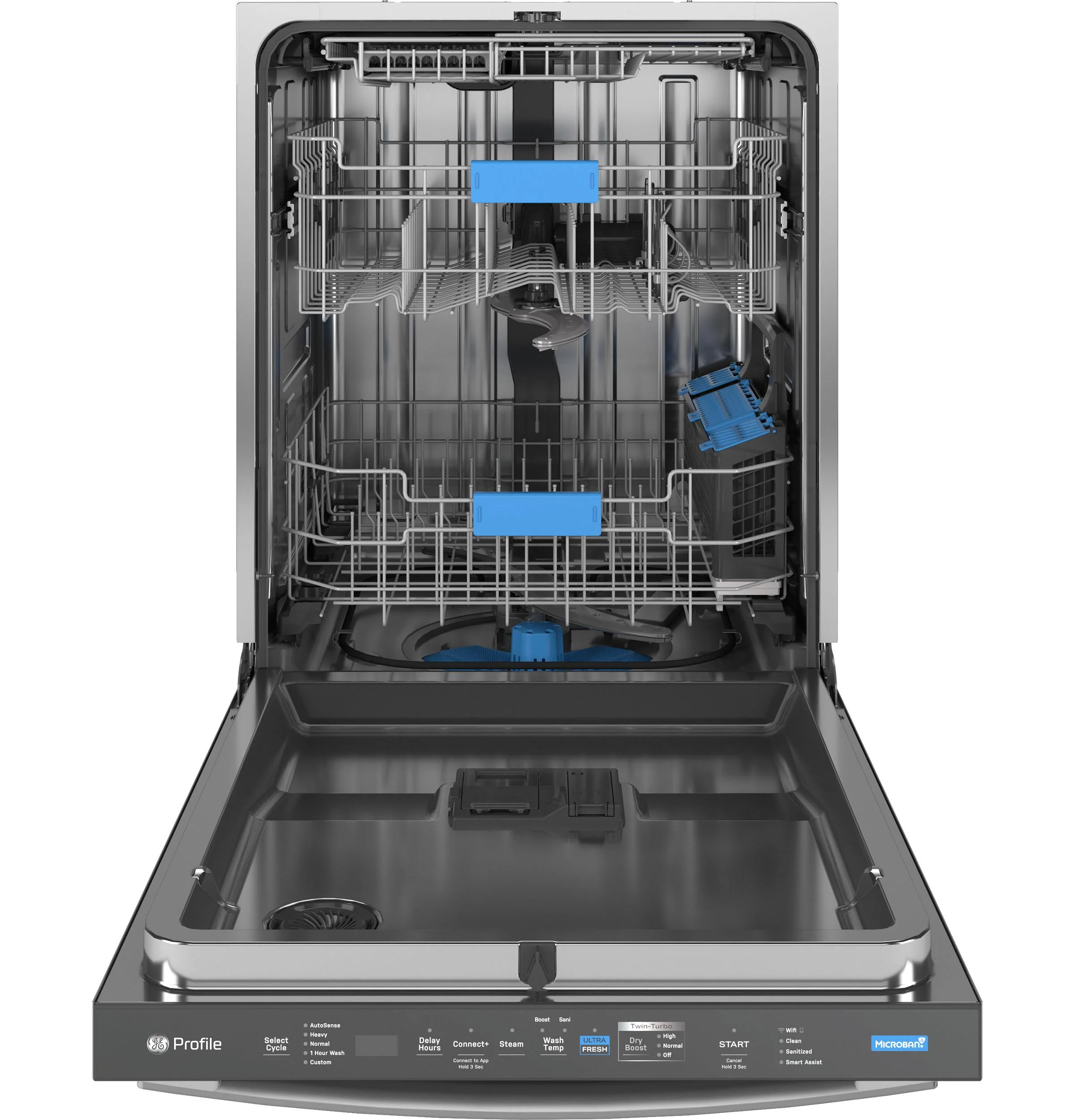 PDT755SYVFS GE Profile™ ENERGY STAR Smart UltraFresh System Dishwasher with Microban™ Antimicrobial Technology with Deep Clean Washing 3rd Rack, 42 dBA - Image 3