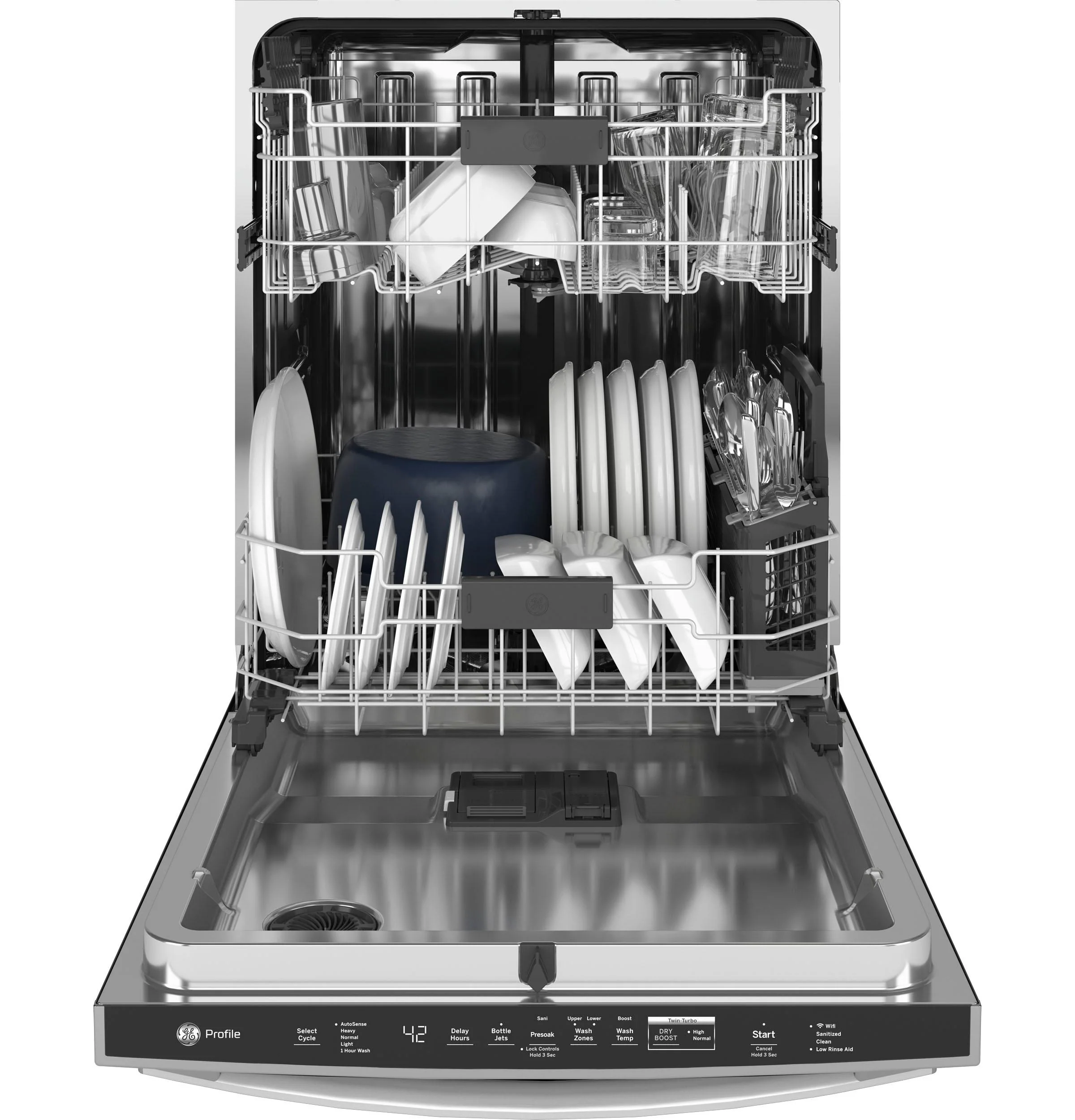 GE Profile™ ENERGY STAR® Fingerprint Resistant Top Control with Stainless Steel Interior Dishwasher with Sanitize Cycle - Image 30