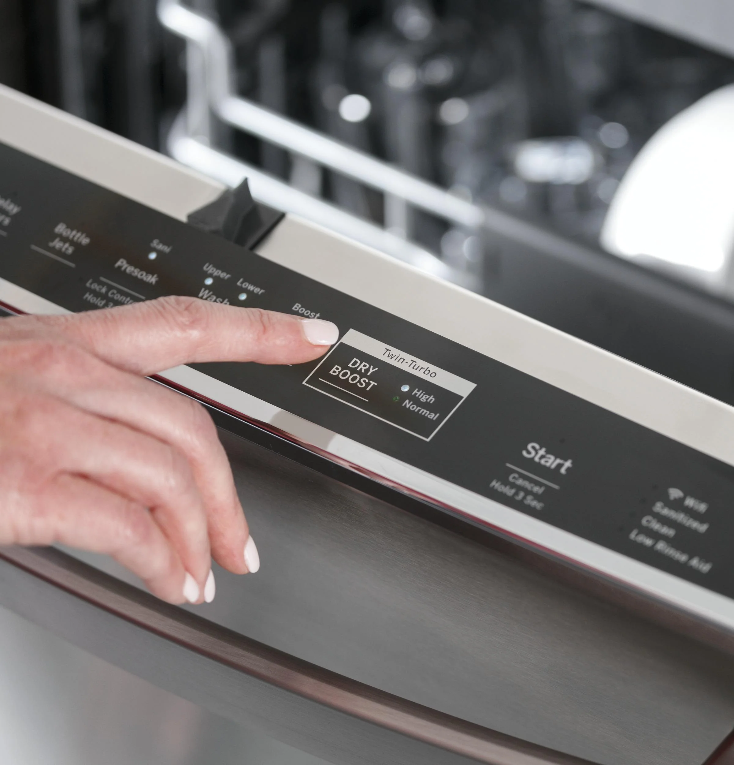 GE Profile™ ENERGY STAR® Fingerprint Resistant Top Control with Stainless Steel Interior Dishwasher with Sanitize Cycle - Image 42
