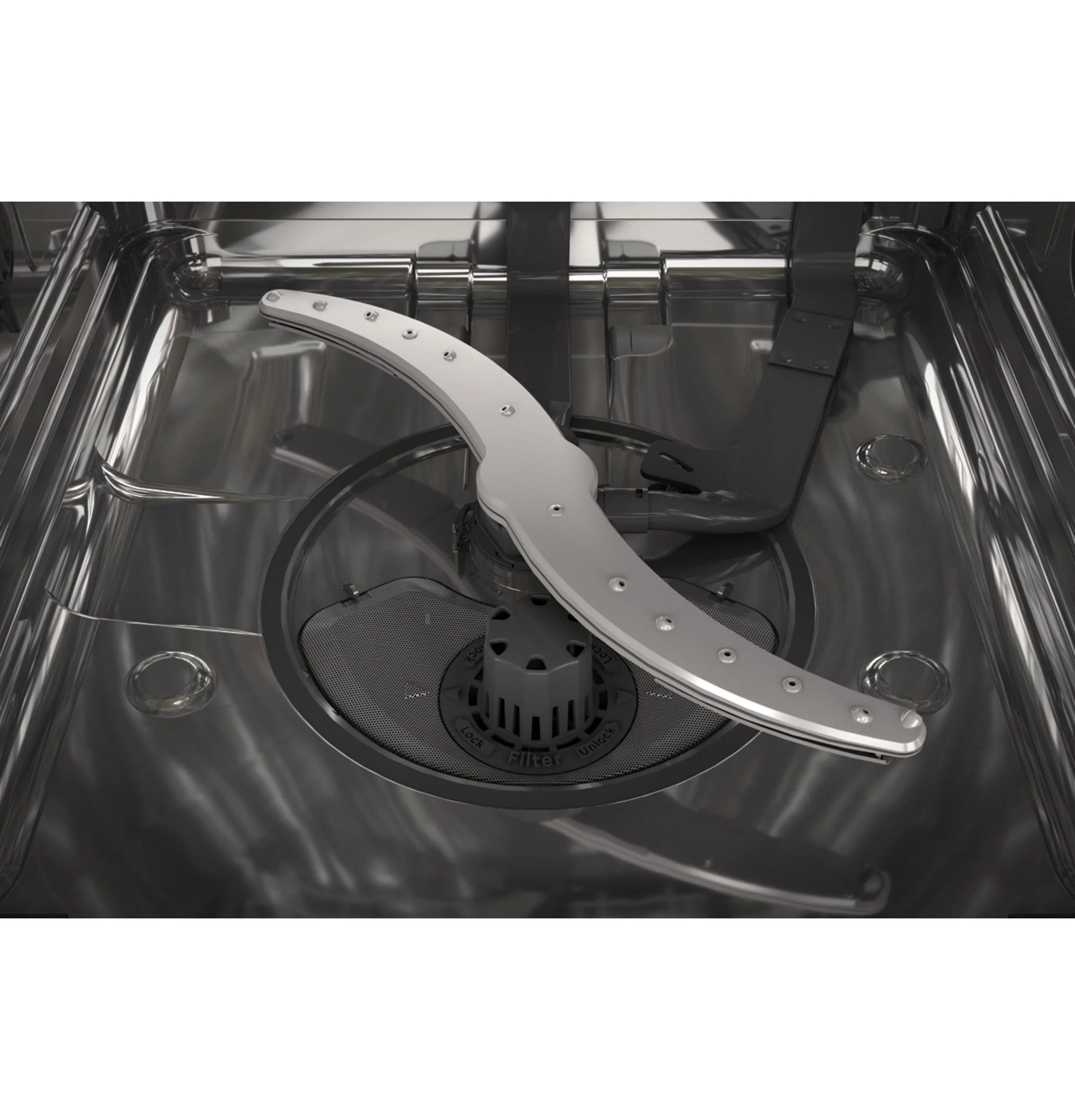 GE Profile™ ENERGY STAR® Fingerprint Resistant Top Control with Stainless Steel Interior Dishwasher with Sanitize Cycle - Image 16