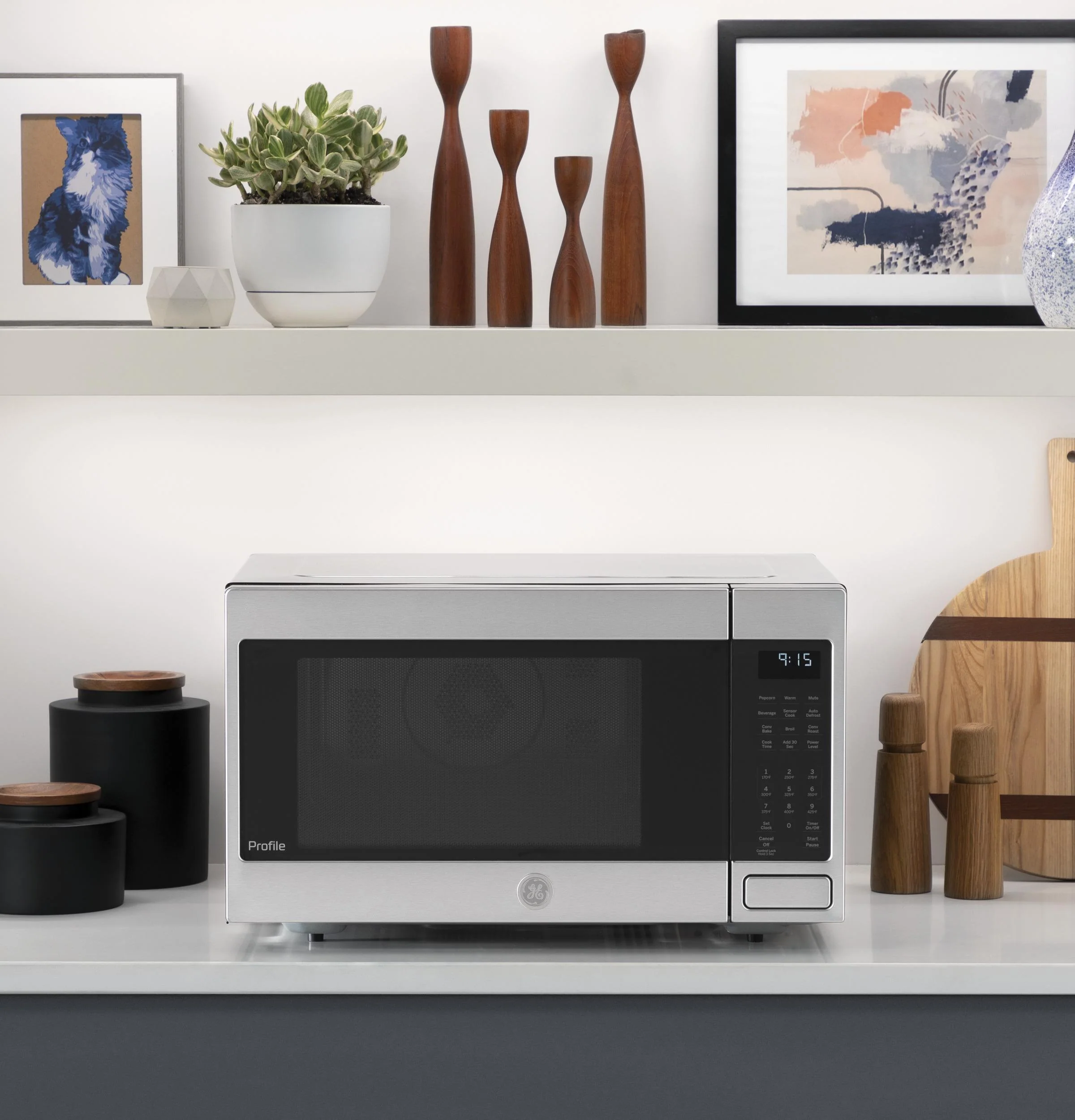 PEB9159SJSS GE Profile™ 1.5 Cu. Ft. Countertop Convection/Microwave Oven - Image 5
