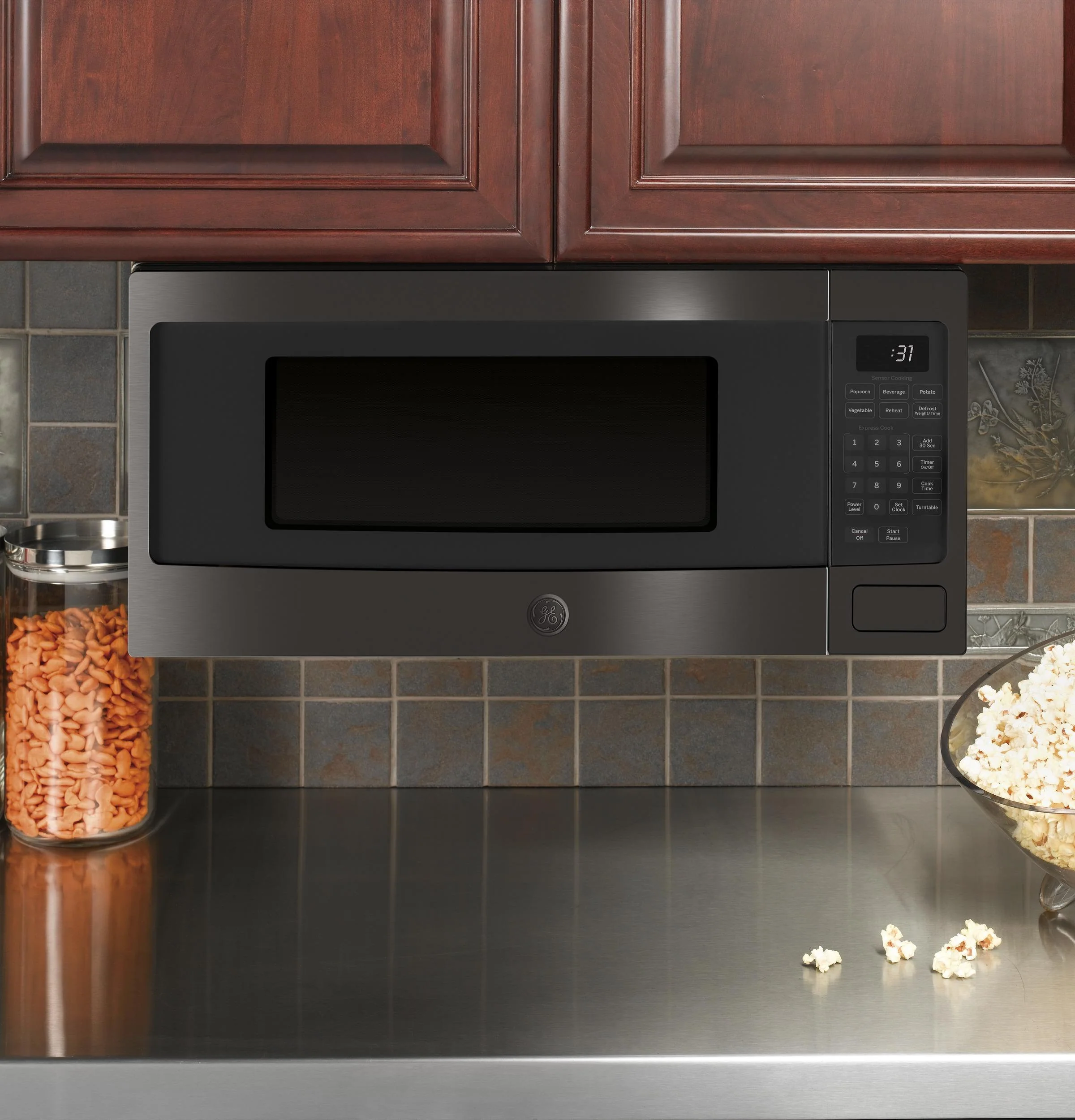 GE Profile™ 1.1 Cu. Ft. Countertop Microwave Oven - Image 4