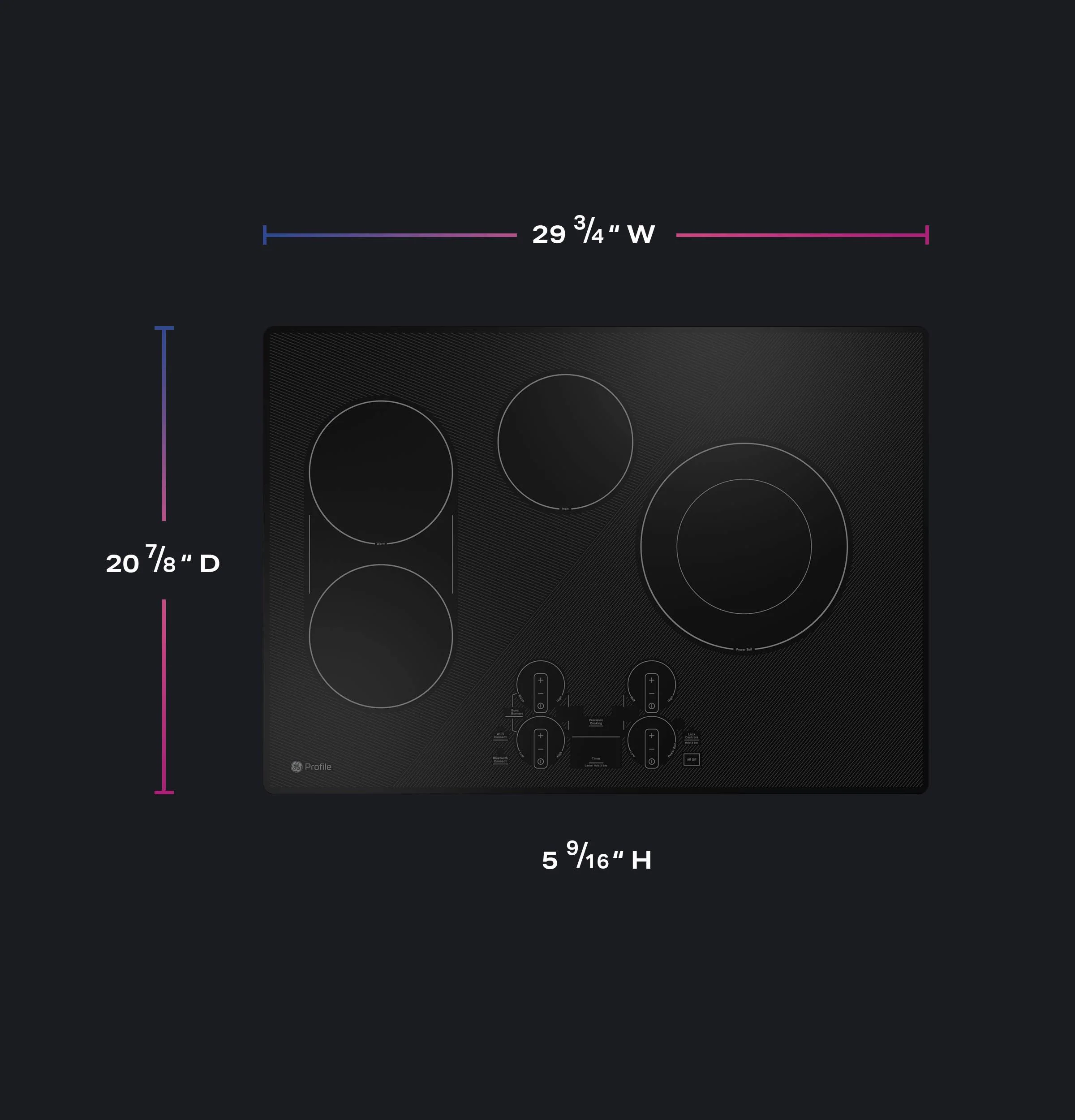 PEP7030DTBB GE Profile™ 30" Built-In Touch Control Electric Cooktop - Image 22