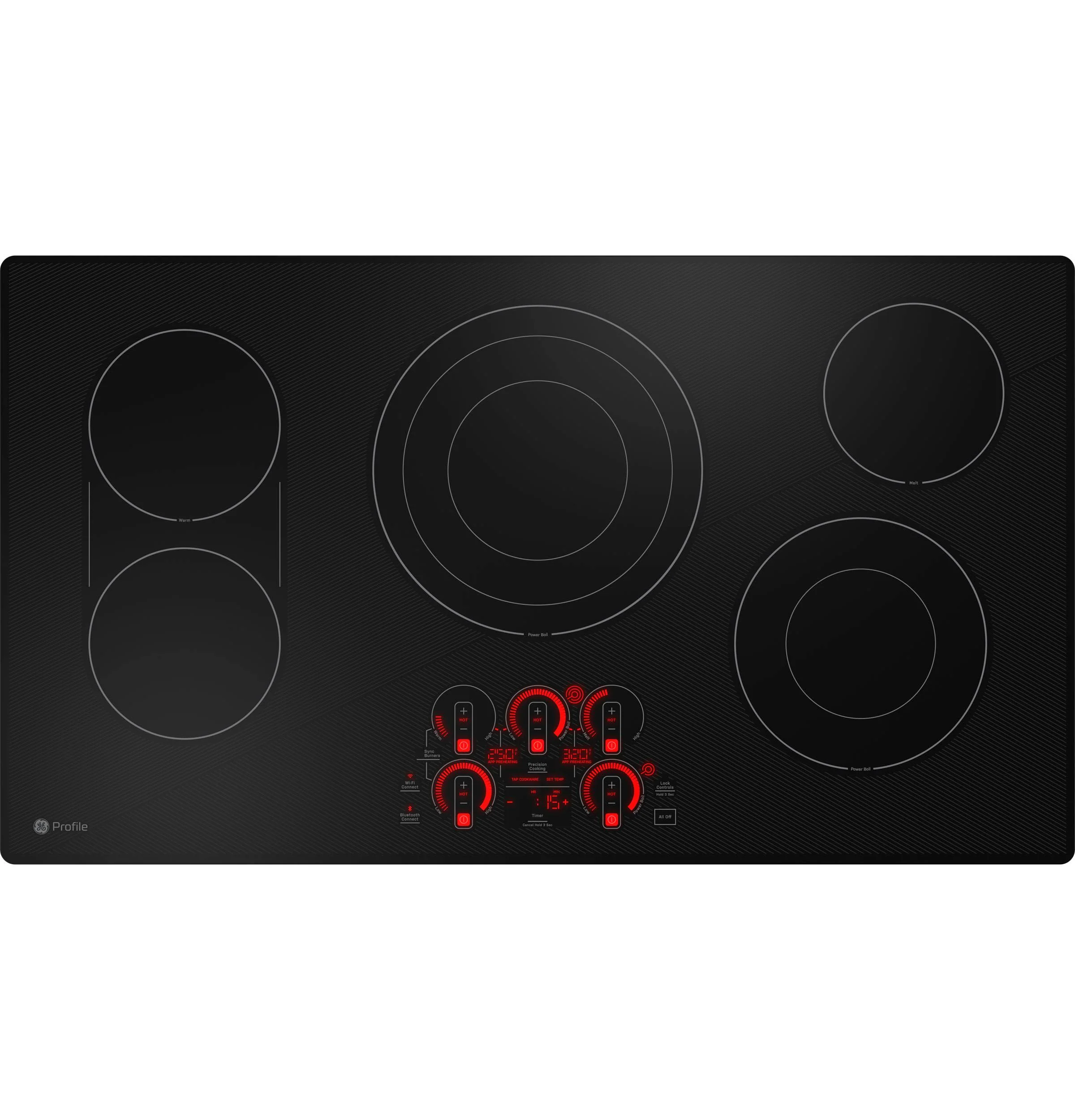 PEP7036DTBB GE Profile™ 36" Built-In Touch Control Electric Cooktop - Image 2