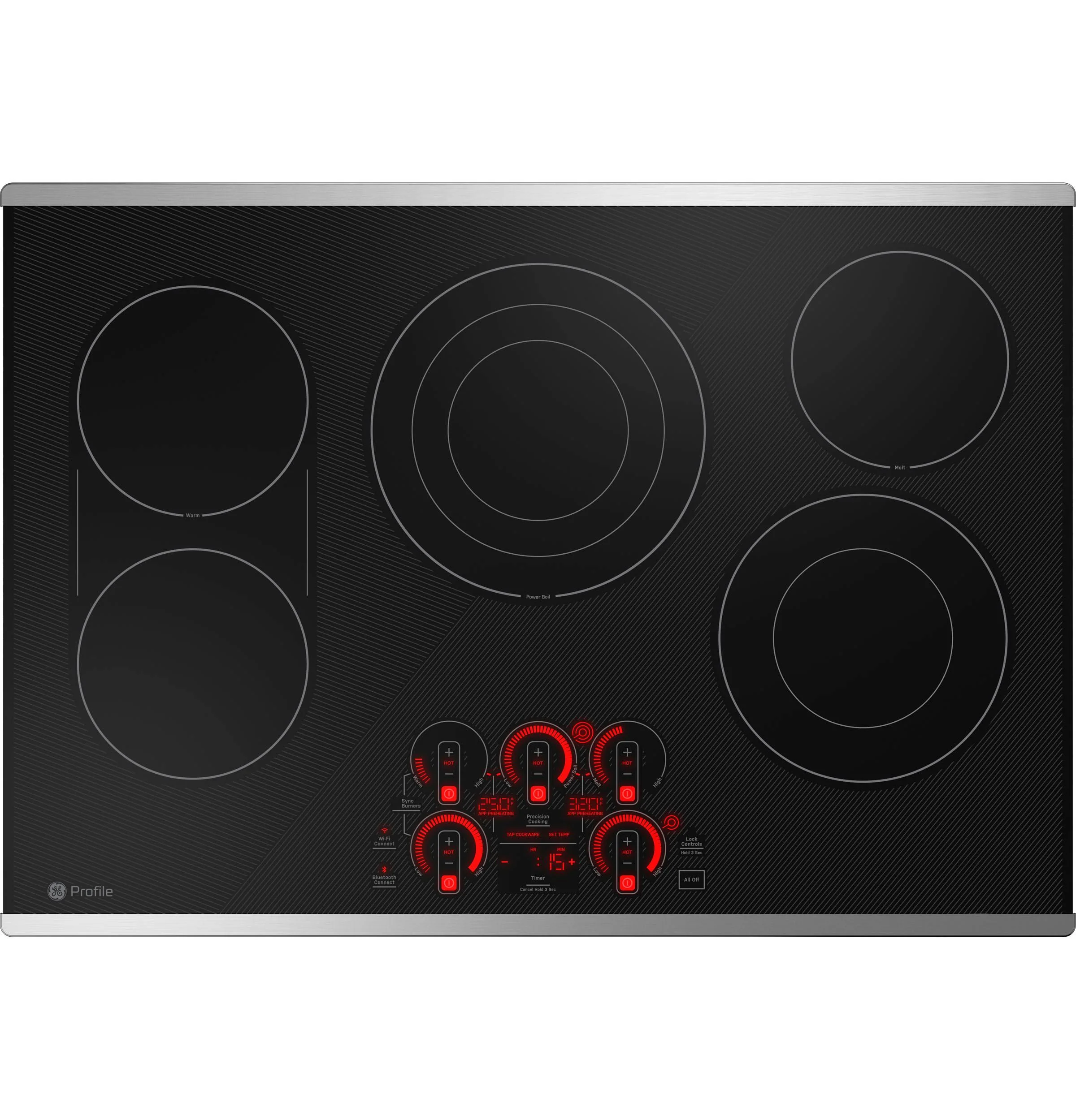 PEP9030STSS GE Profile™ 30" Built-In Touch Control Electric Cooktop - Image 2