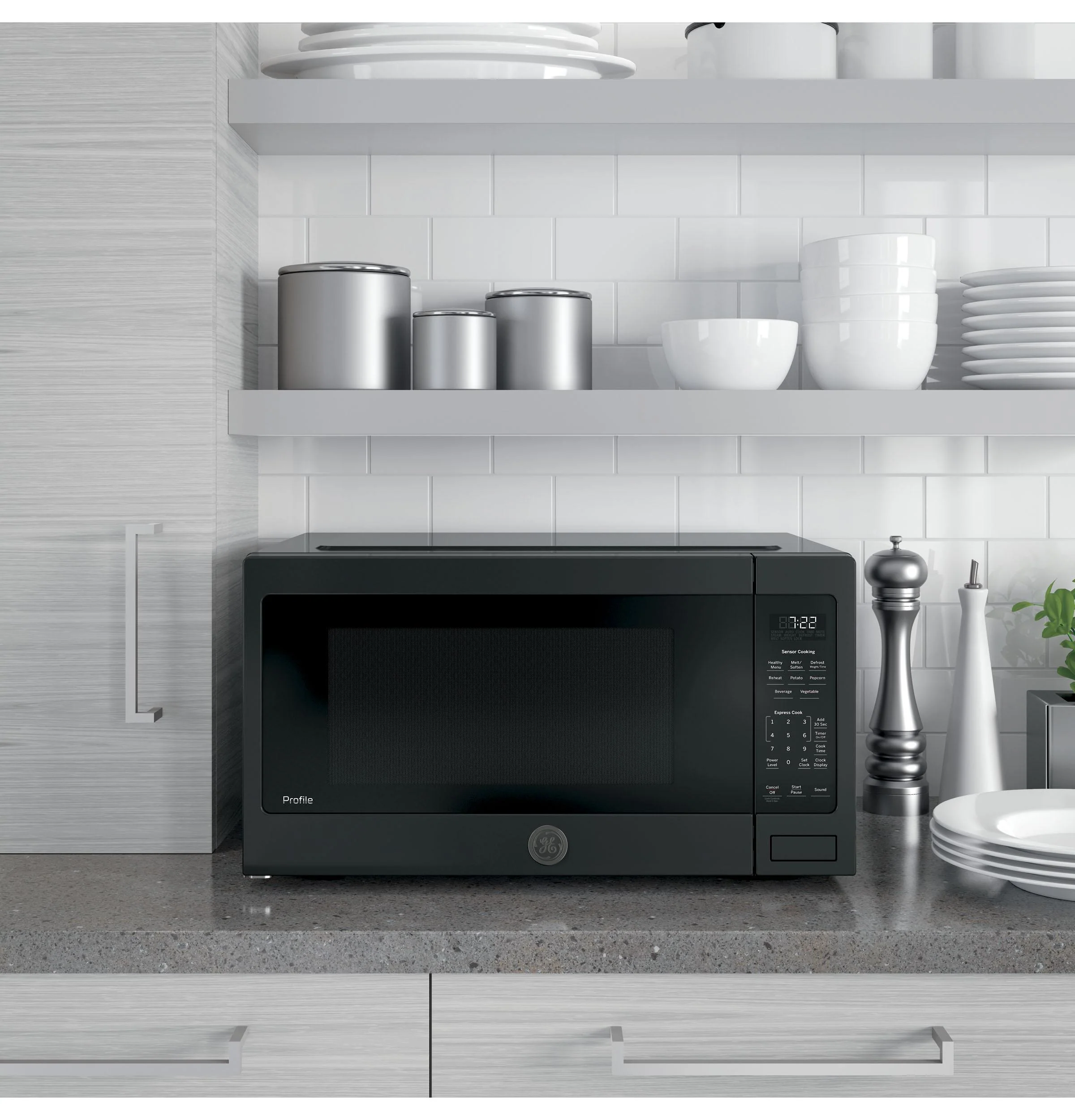GE Profile™ 2.2 Cu. Ft. Countertop Sensor Microwave Oven - Image 5