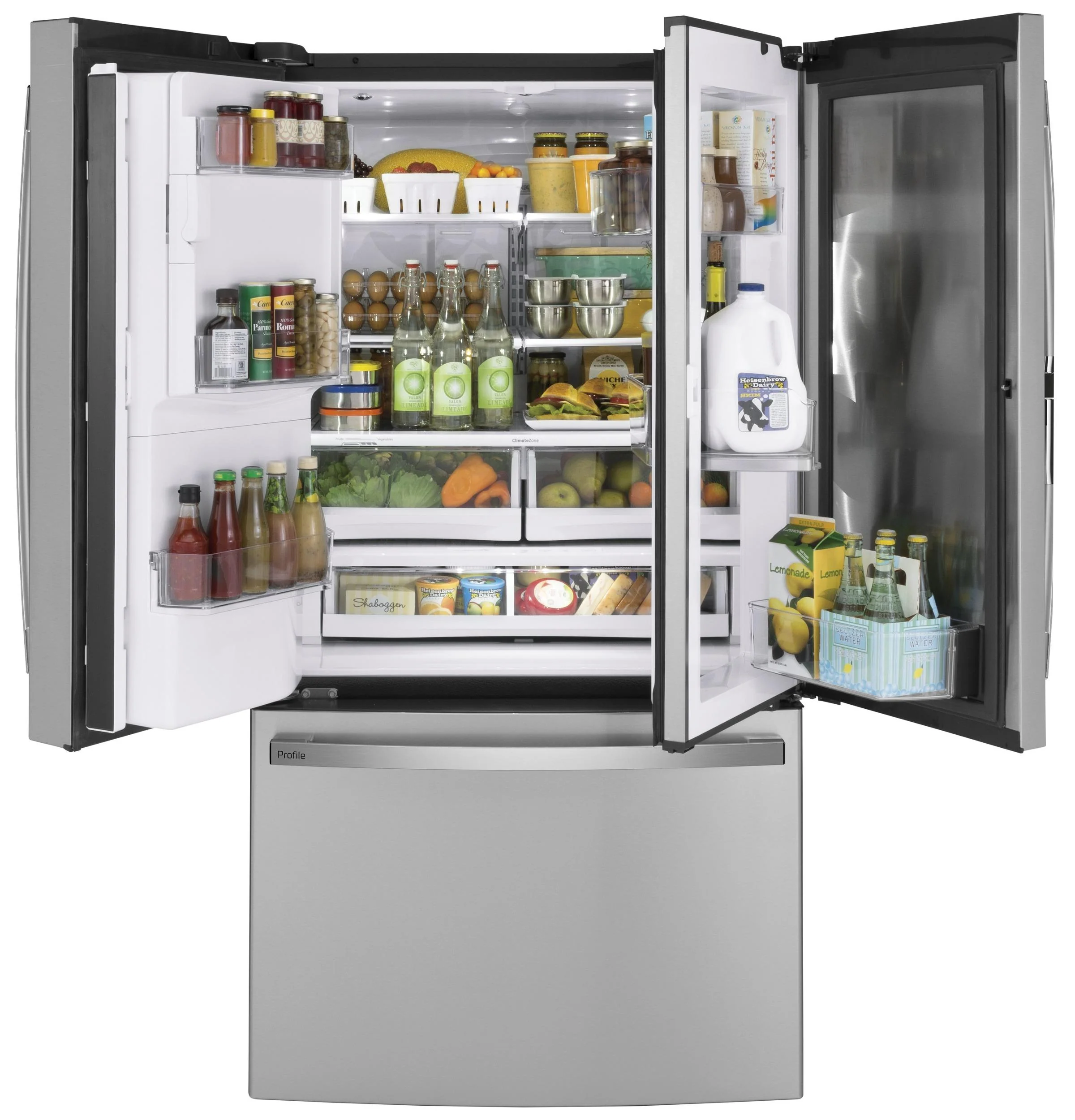 PFD28KYNFS GE Profile™ 27.7 Cu. Ft. Fingerprint Resistant French-Door Refrigerator with Door In Door and Hands-Free AutoFill - Image 24