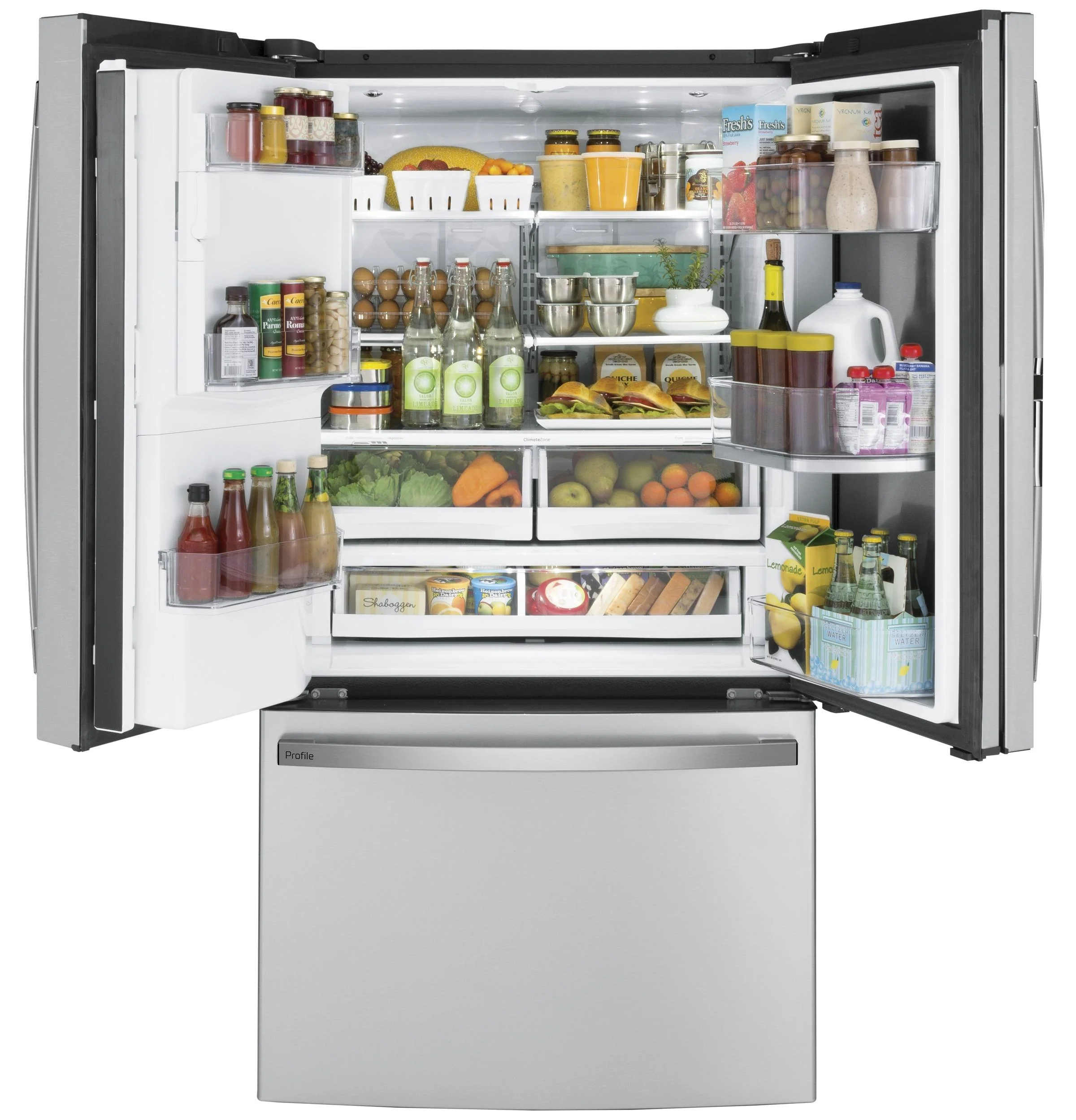 PFD28KYNFS GE Profile™ 27.7 Cu. Ft. Fingerprint Resistant French-Door Refrigerator with Door In Door and Hands-Free AutoFill - Image 33