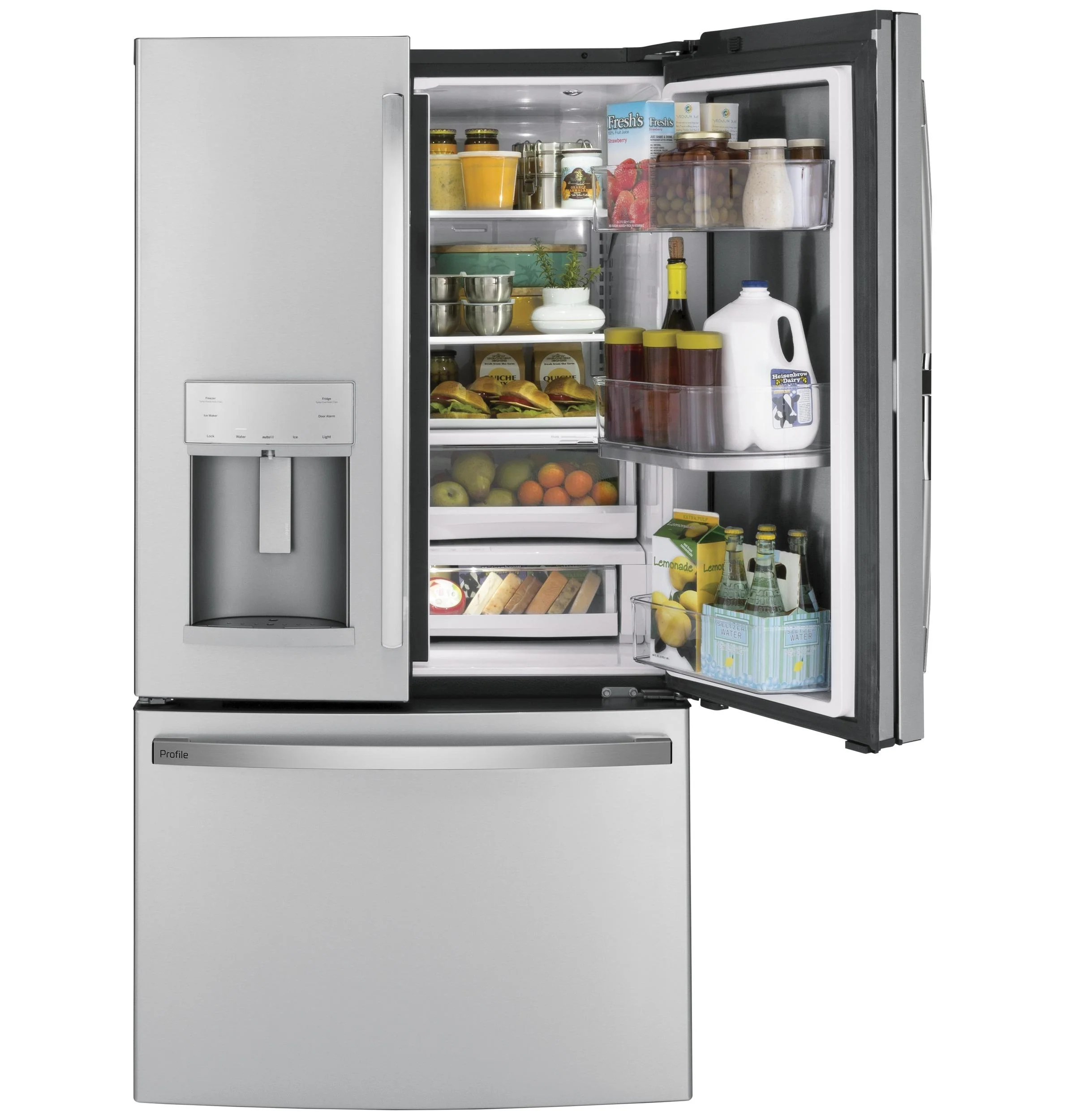 PFD28KYNFS GE Profile™ 27.7 Cu. Ft. Fingerprint Resistant French-Door Refrigerator with Door In Door and Hands-Free AutoFill - Image 35