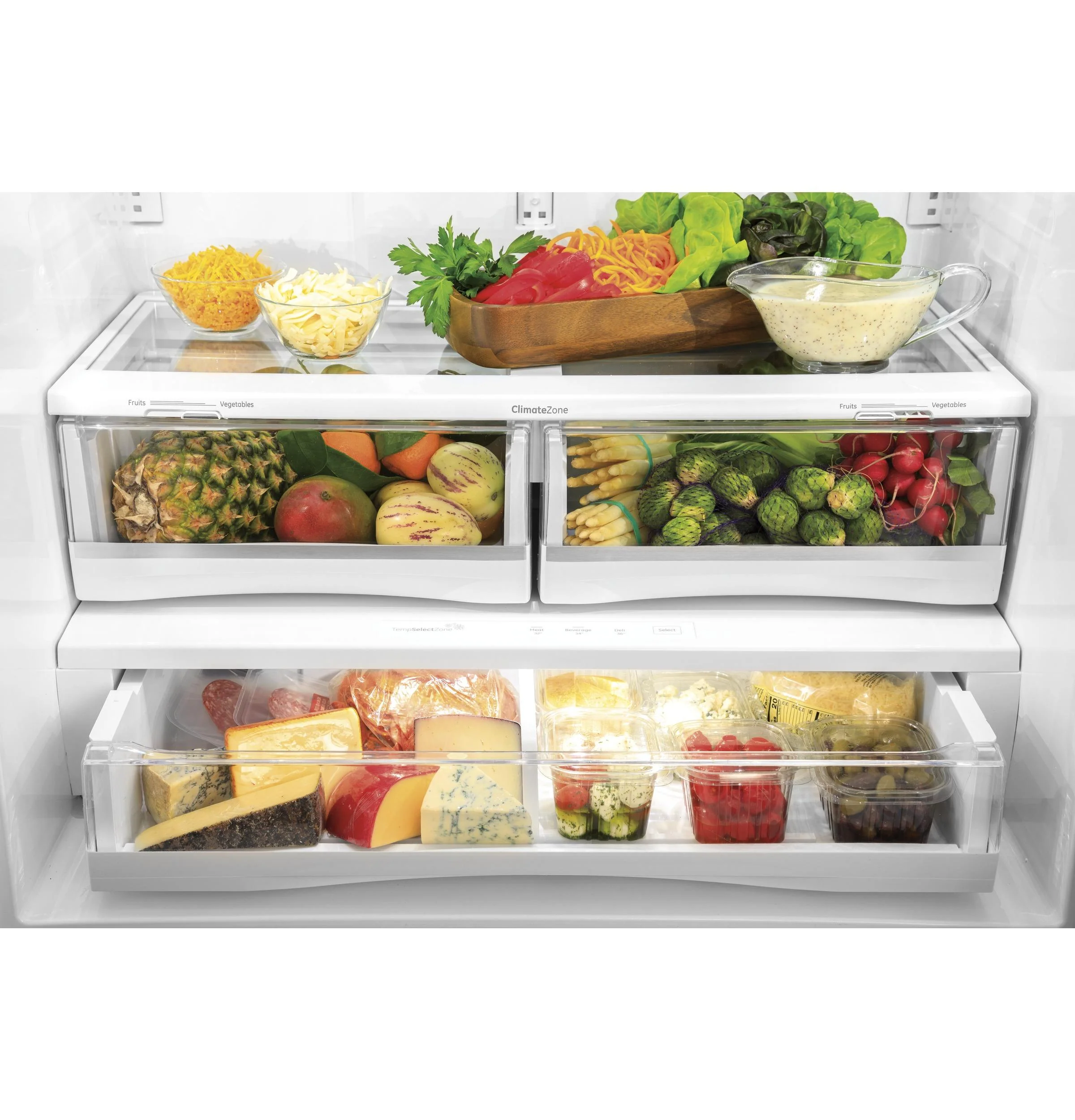 PFD28KYNFS GE Profile™ 27.7 Cu. Ft. Fingerprint Resistant French-Door Refrigerator with Door In Door and Hands-Free AutoFill - Image 38