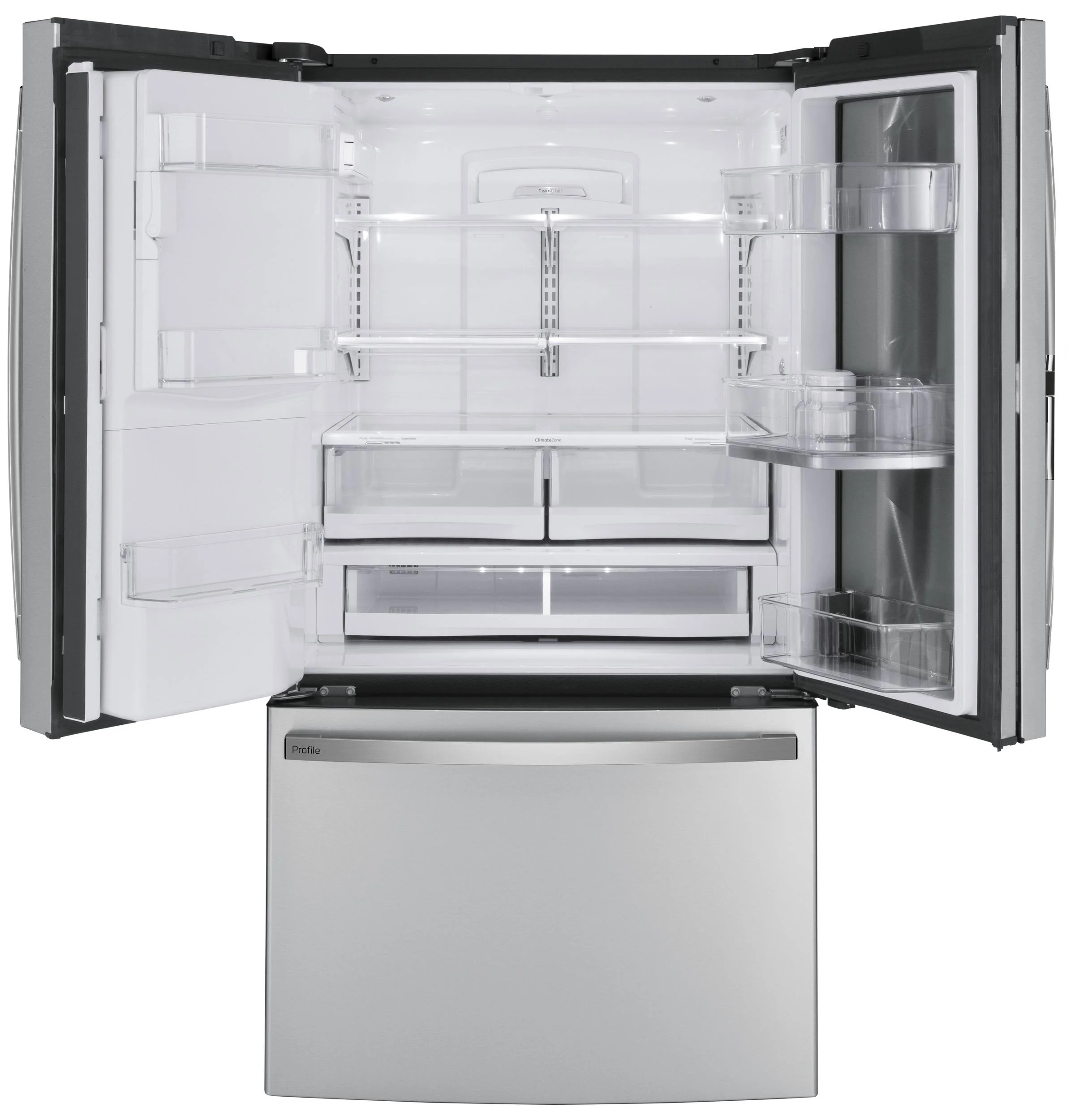 PFD28KYNFS GE Profile™ 27.7 Cu. Ft. Fingerprint Resistant French-Door Refrigerator with Door In Door and Hands-Free AutoFill - Image 7