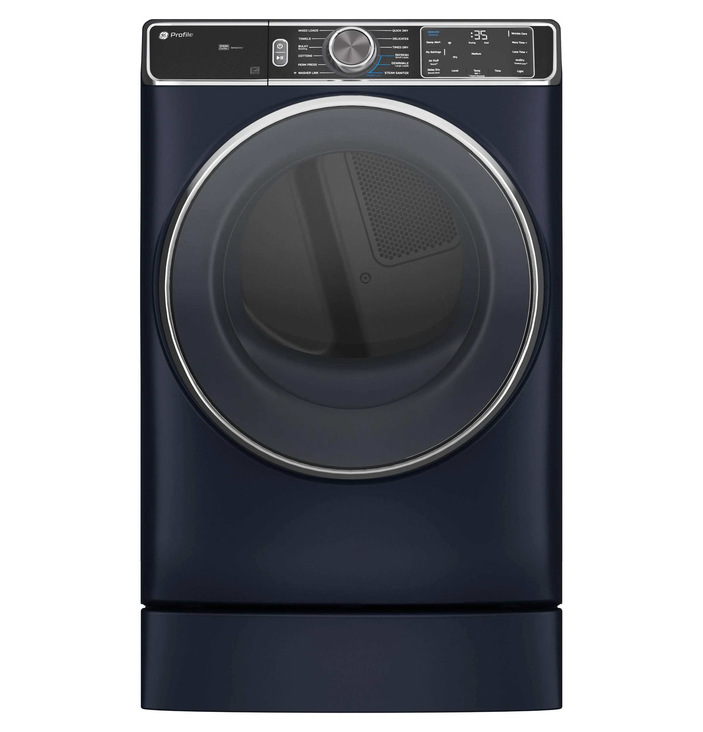 PFD87ESPVRS GE Profile™ 7.8 cu. ft. Capacity Smart Front Load Electric Dryer with Steam and Sanitize Cycle - Image 15