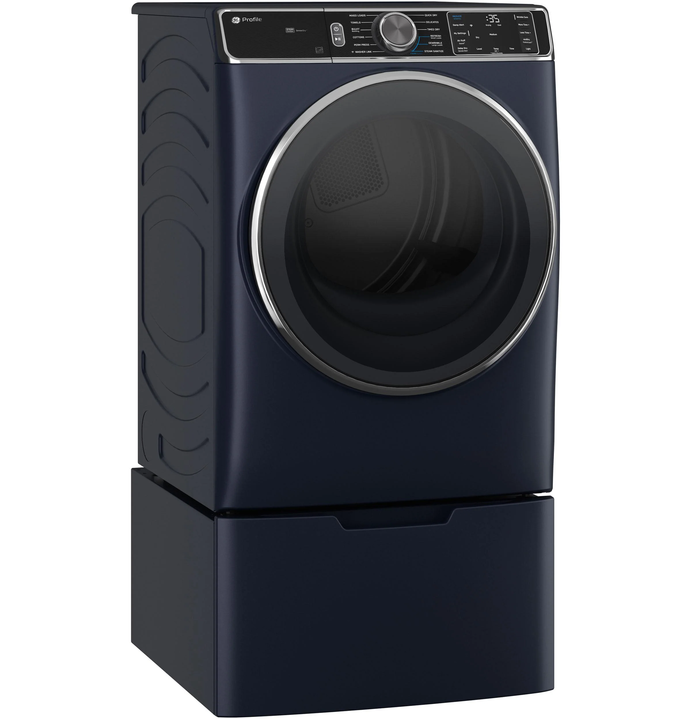 PFD87ESPVRS GE Profile™ 7.8 cu. ft. Capacity Smart Front Load Electric Dryer with Steam and Sanitize Cycle - Image 16