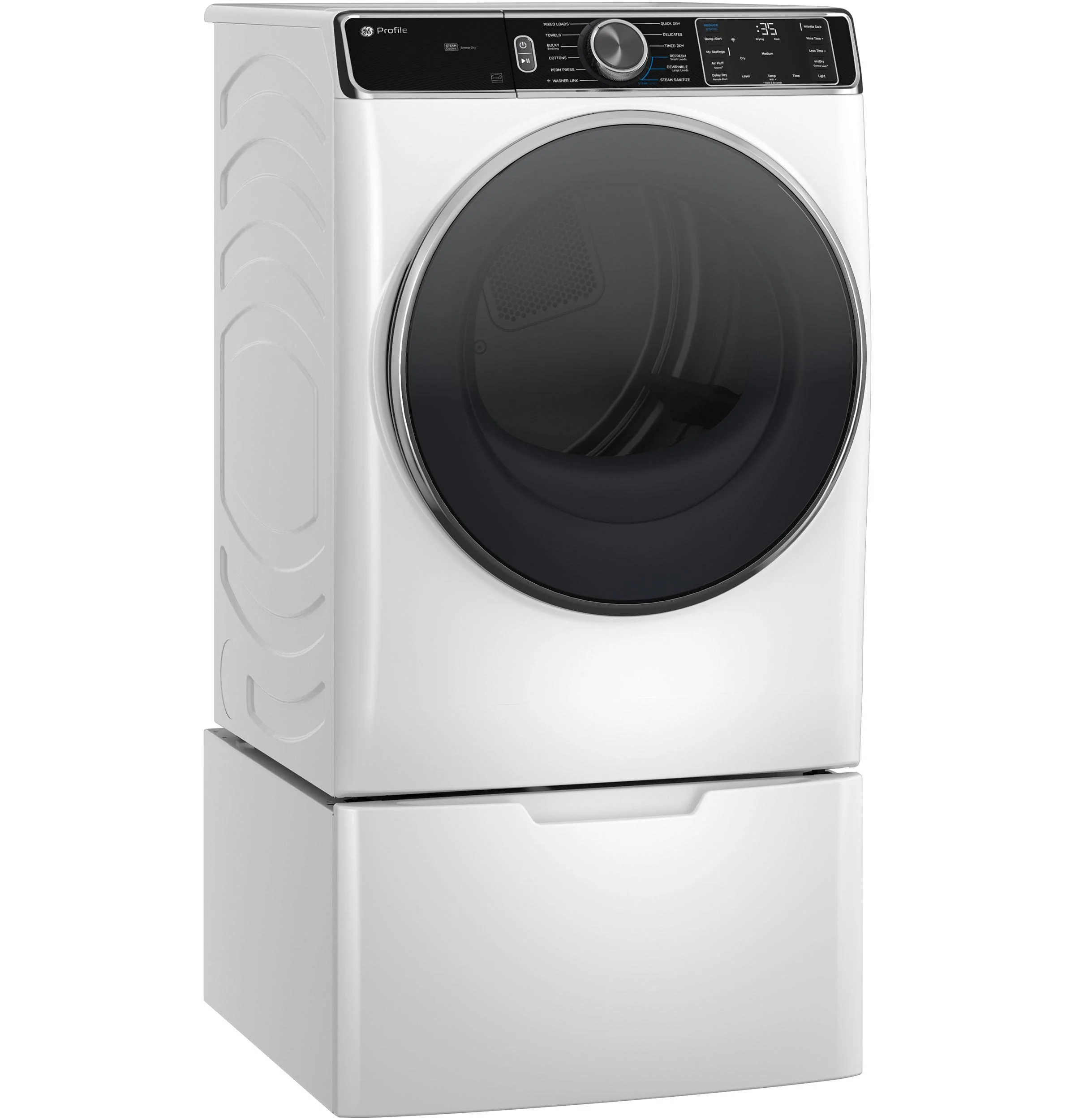 PFD87ESSVWW GE Profile™ 7.8 cu. ft. Capacity Smart Front Load Electric Dryer with Steam and Sanitize Cycle - Image 16