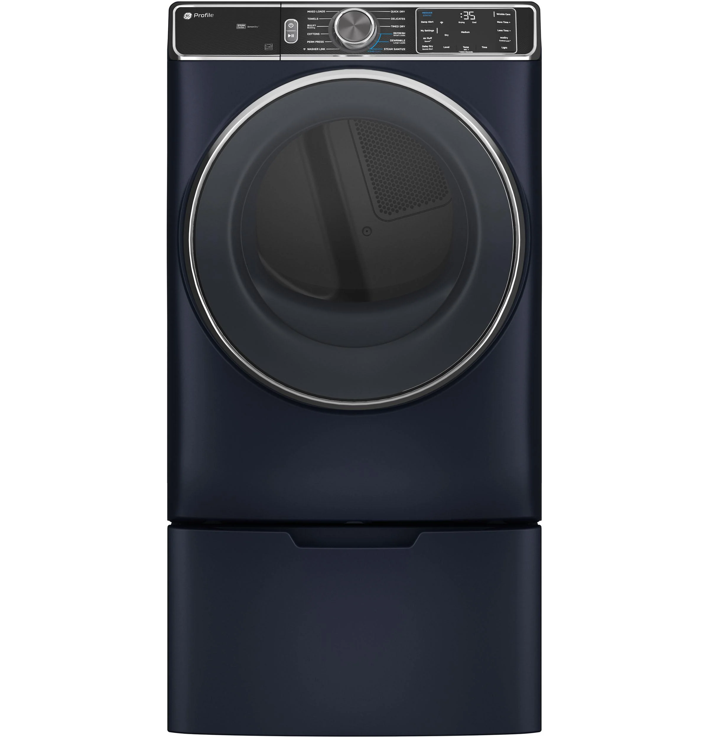 PFD87GSPVRS GE Profile™ 7.8 cu. ft. Capacity Smart Front Load Gas Dryer with Steam and Sanitize Cycle - Image 14