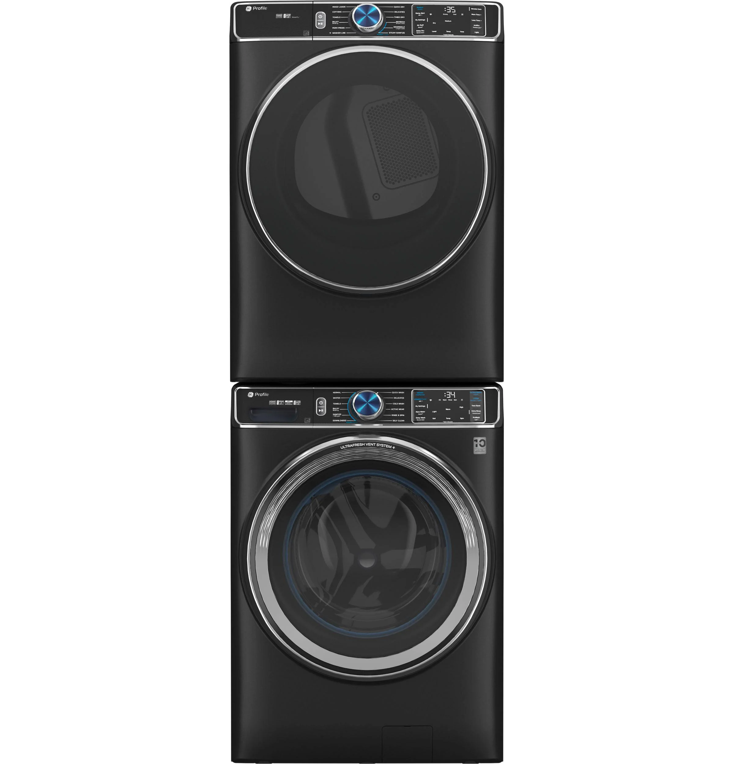 GE Profile™ ENERGY STAR® 7.8 cu. ft. Capacity Smart Front Load Gas Dryer with Steam and Sanitize Cycle - Image 13