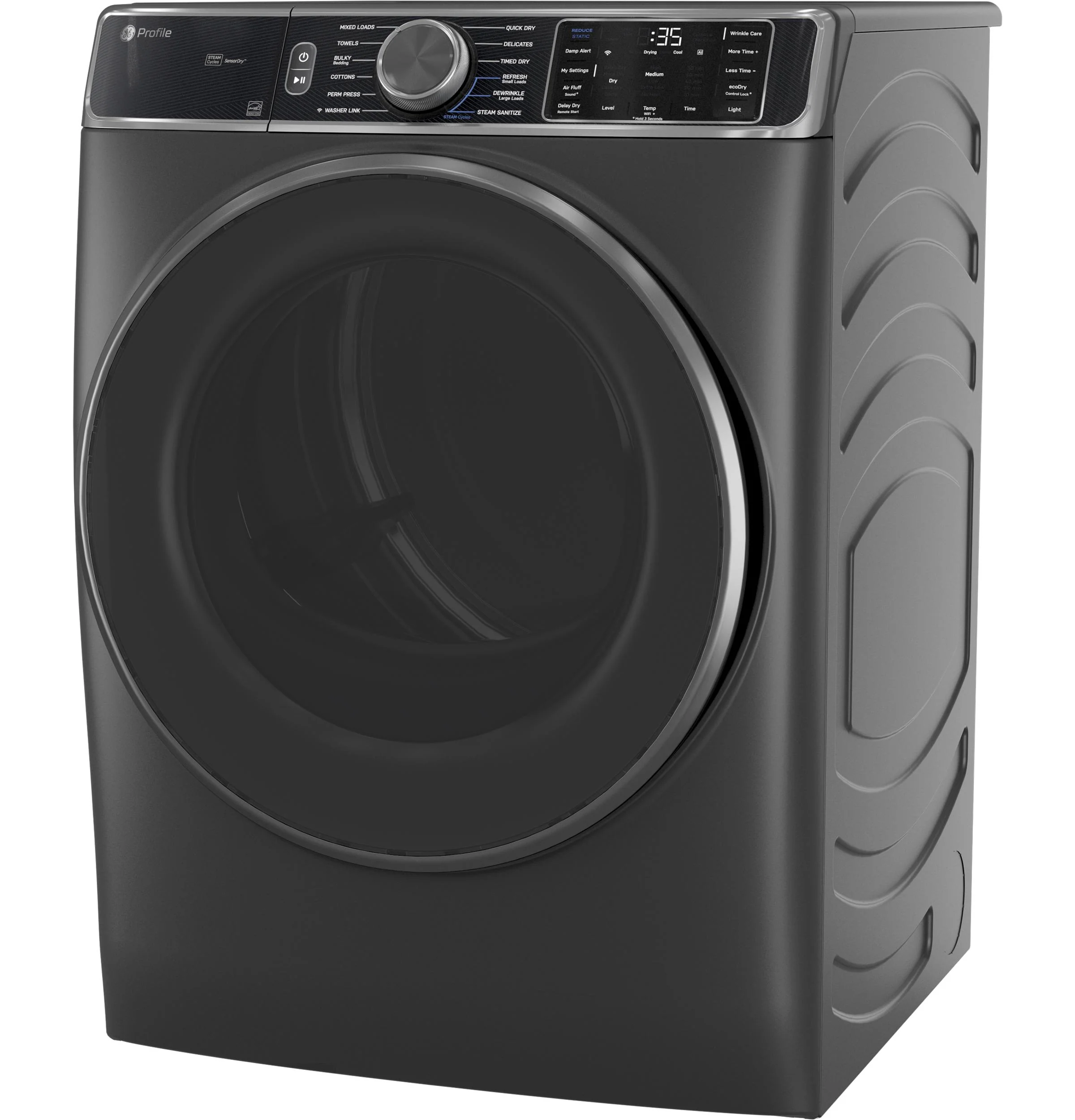 PFD95GSPWDS GE Profile™ ENERGY STAR® 7.8 cu. ft. Capacity Smart Front Load Gas Dryer with Steam and Sanitize Cycle - Image 5