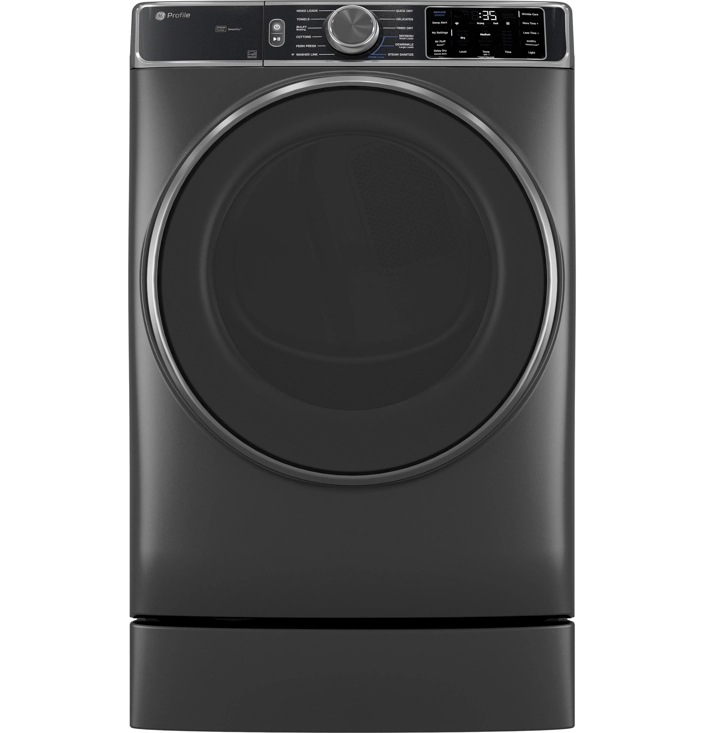 PFD95GSPWDS GE Profile™ ENERGY STAR® 7.8 cu. ft. Capacity Smart Front Load Gas Dryer with Steam and Sanitize Cycle - Image 7