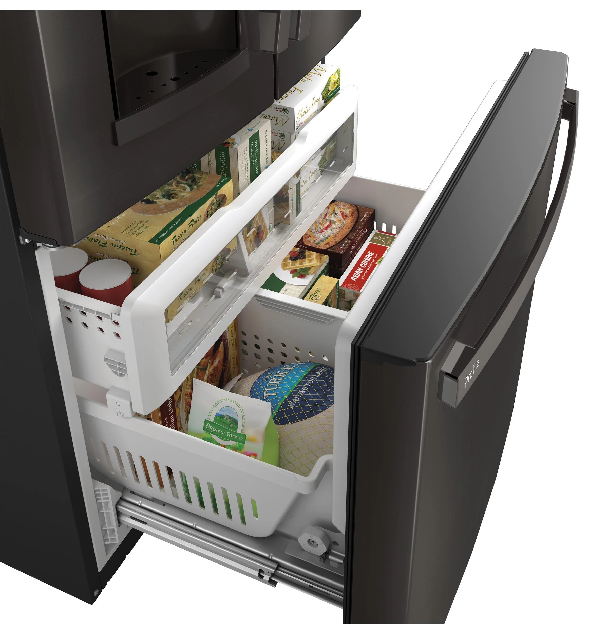 PFE28KBLTS GE Profile™ ENERGY STAR® 27.7 Cu. Ft. French-Door Refrigerator with Hands-Free AutoFill - Image 5
