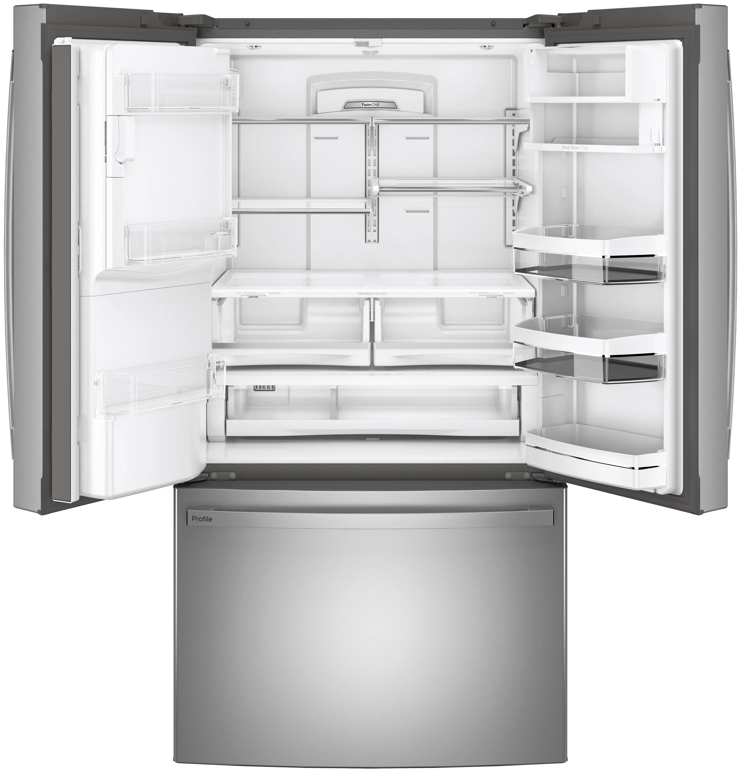 PFE28KYNFS GE Profile™ ENERGY STAR® 27.7 Cu. Ft. Fingerprint Resistant French-Door Refrigerator with Hands-Free AutoFill - Image 23