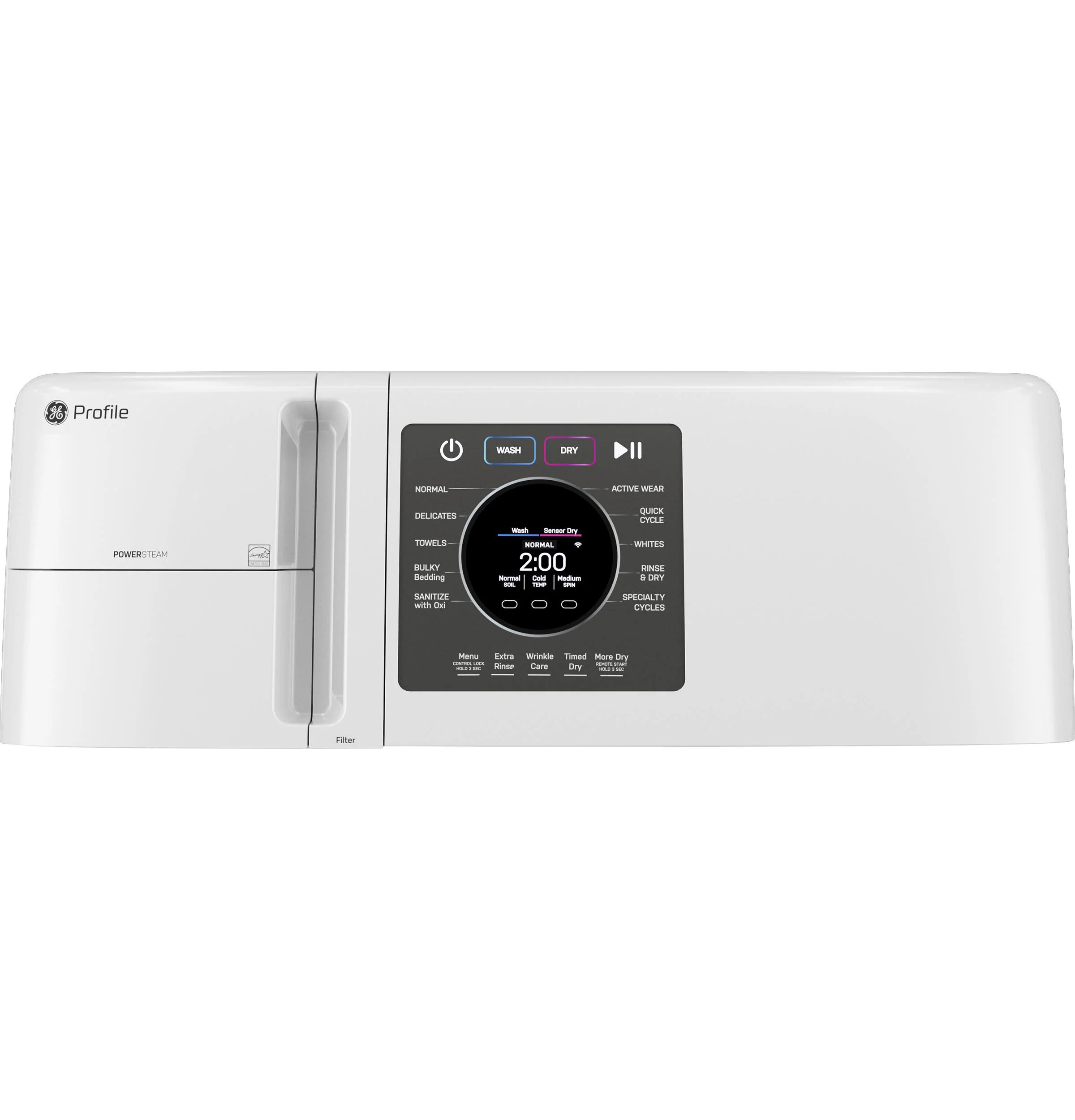 PFQ83HSSWWW GE Profile™ ENERGY STAR® 4.6 cu. ft. Capacity UltraFast Combo with Ventless Inverter Heat Pump Technology Washer/Dryer - Image 2