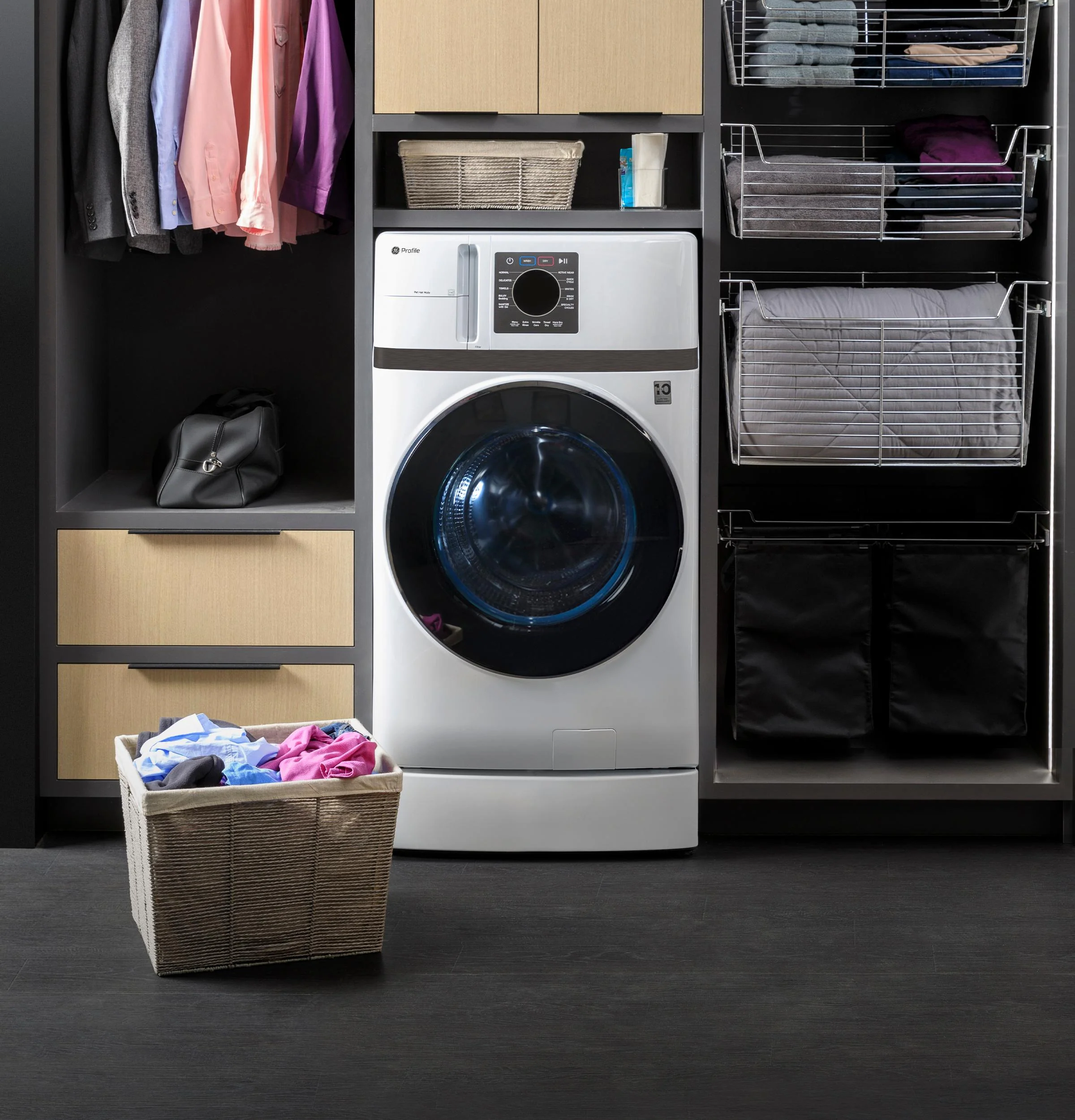 PFQ83HSSWWW GE Profile™ ENERGY STAR® 4.6 cu. ft. Capacity UltraFast Combo with Ventless Inverter Heat Pump Technology Washer/Dryer - Image 22