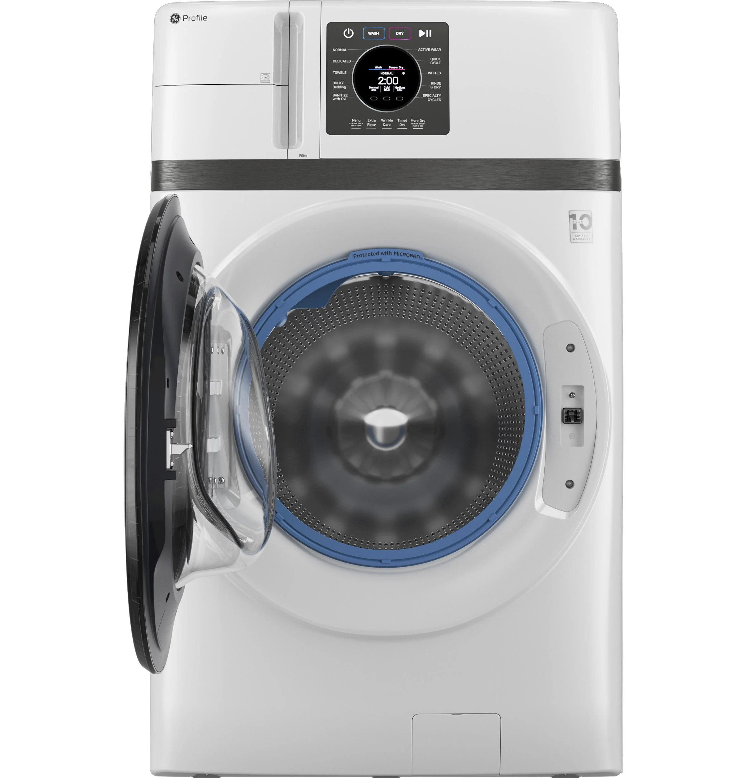 PFQ83HSSWWW GE Profile™ ENERGY STAR® 4.6 cu. ft. Capacity UltraFast Combo with Ventless Inverter Heat Pump Technology Washer/Dryer - Image 3